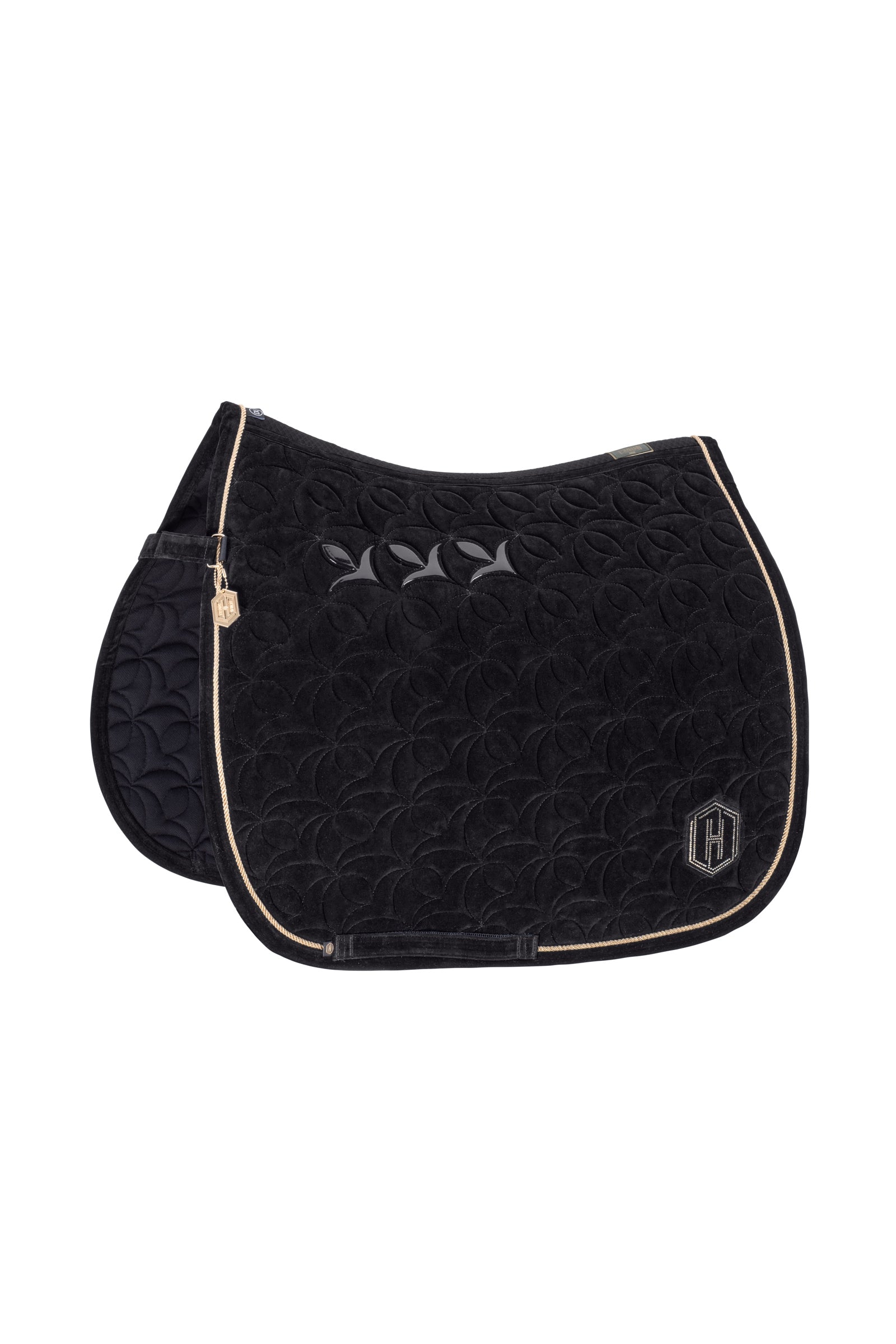 Eskadron Heritage AW24 Velour Emblem Dressuurzadeldek Zadeldekjes