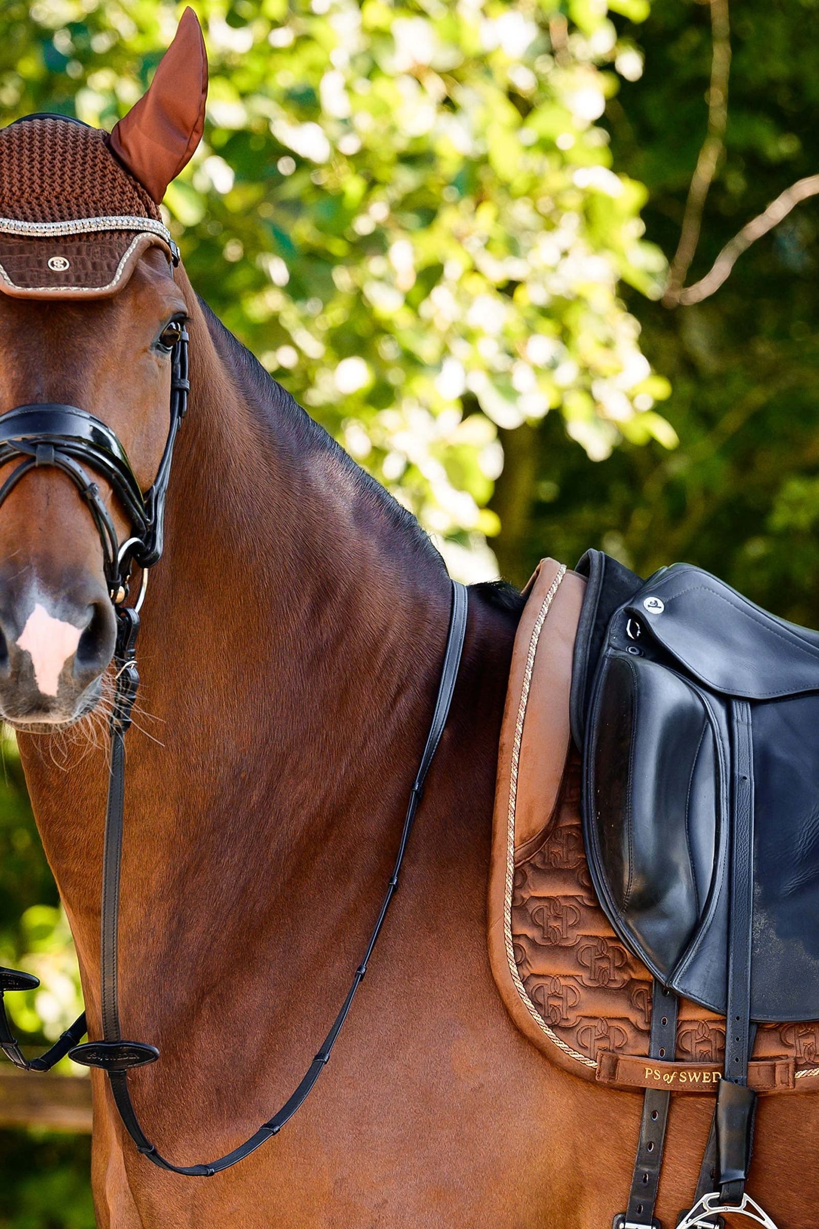 PS of Sweden Saddle Pad Velvet Monogram Dressage Saddle Pads