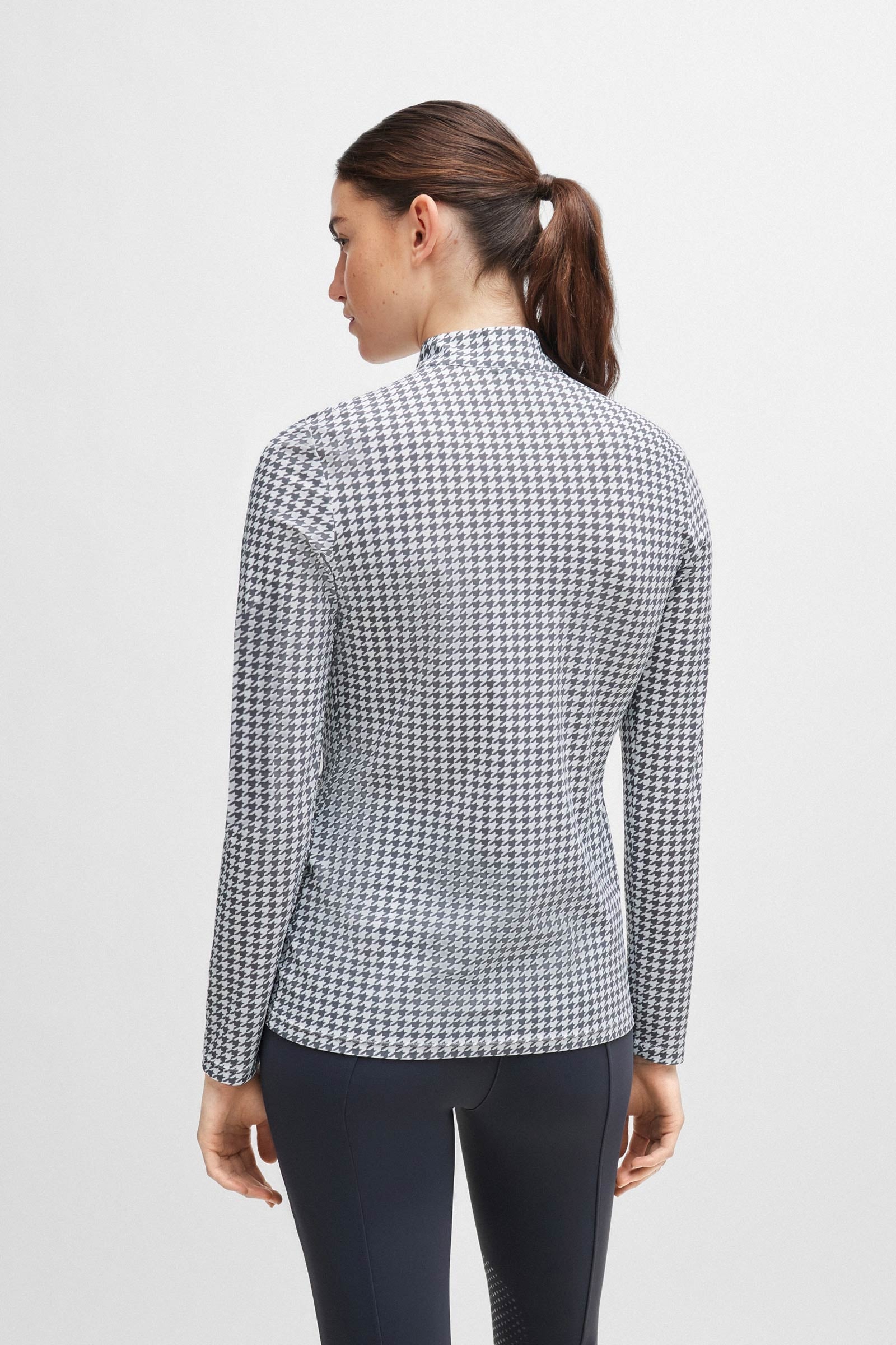 Boss Rachel Training Shirt Houndstooth Women’s Riding Clothing