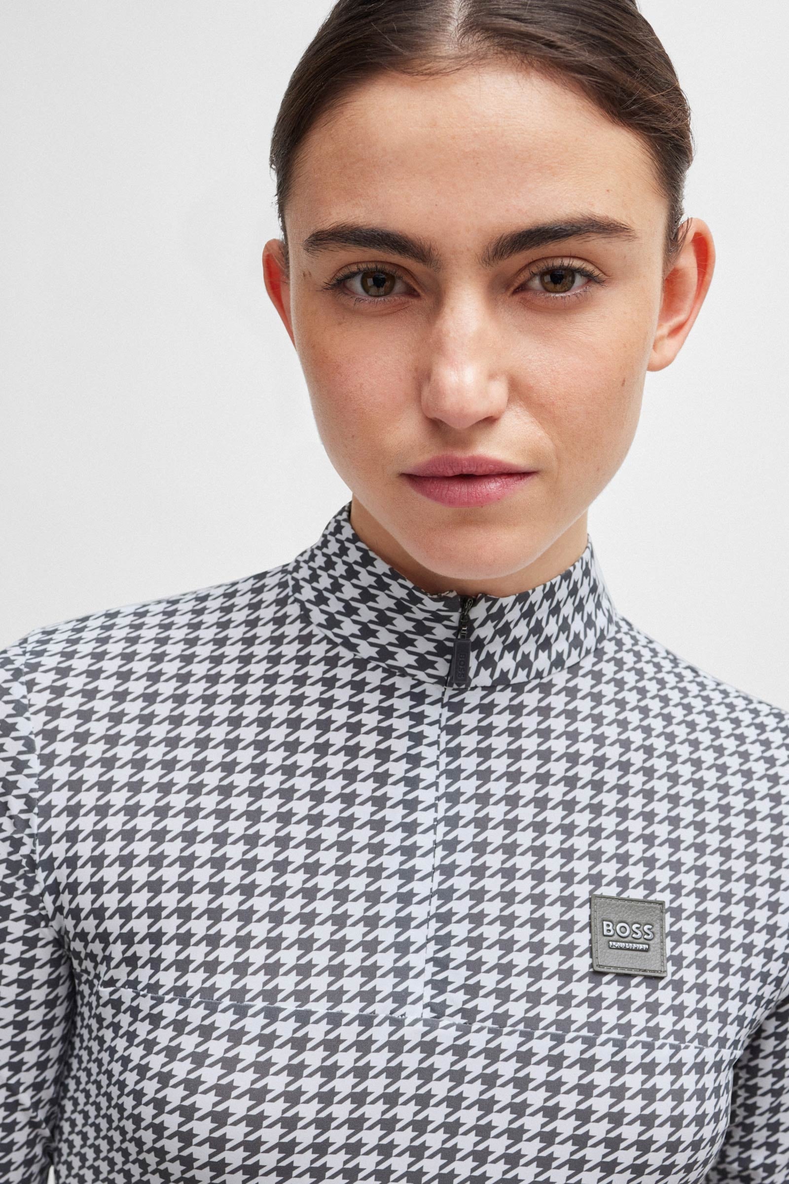 BOSS Equestrian Boss Rachel Training Shirt Houndstooth Women’s Riding Clothing