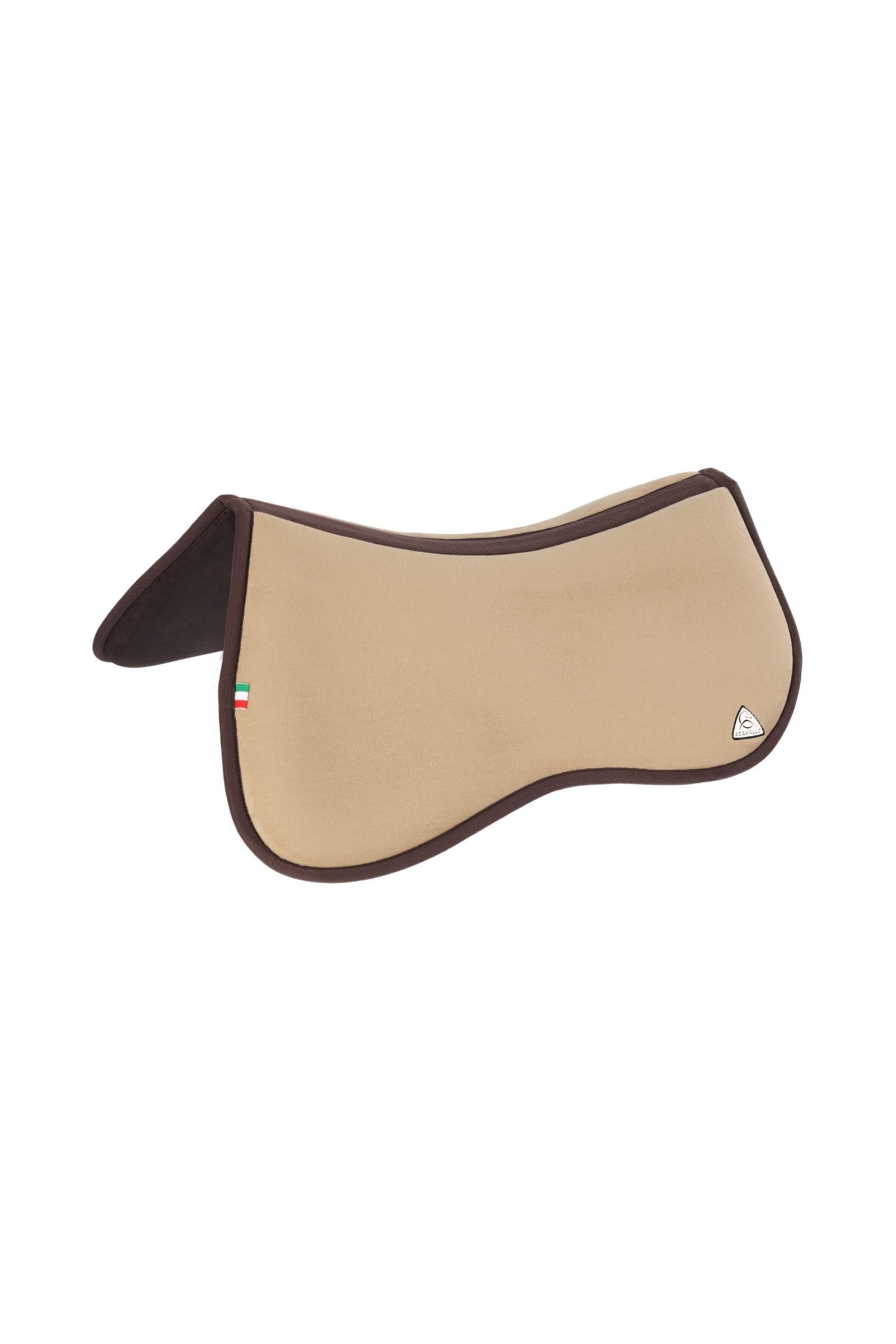 Acavallo Memory Foam Klassiek Half Pad Suède Achterverhoging Zadeldekjes