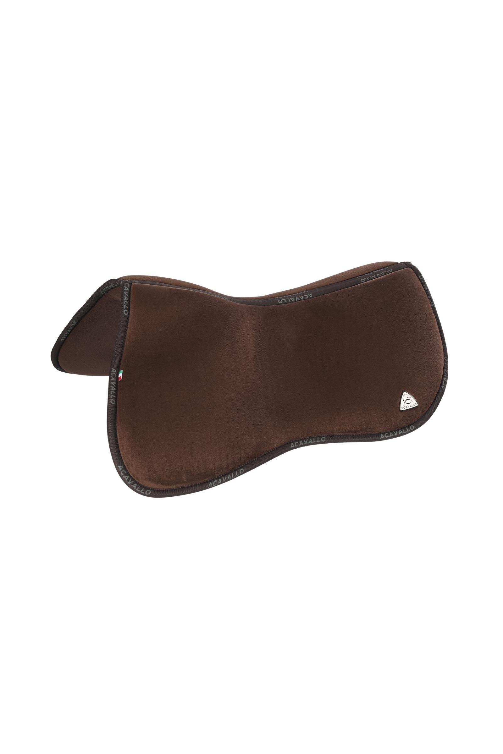 Acavallo Memory Foam Klassiek Half Pad Suède Achterverhoging Zadeldekjes
