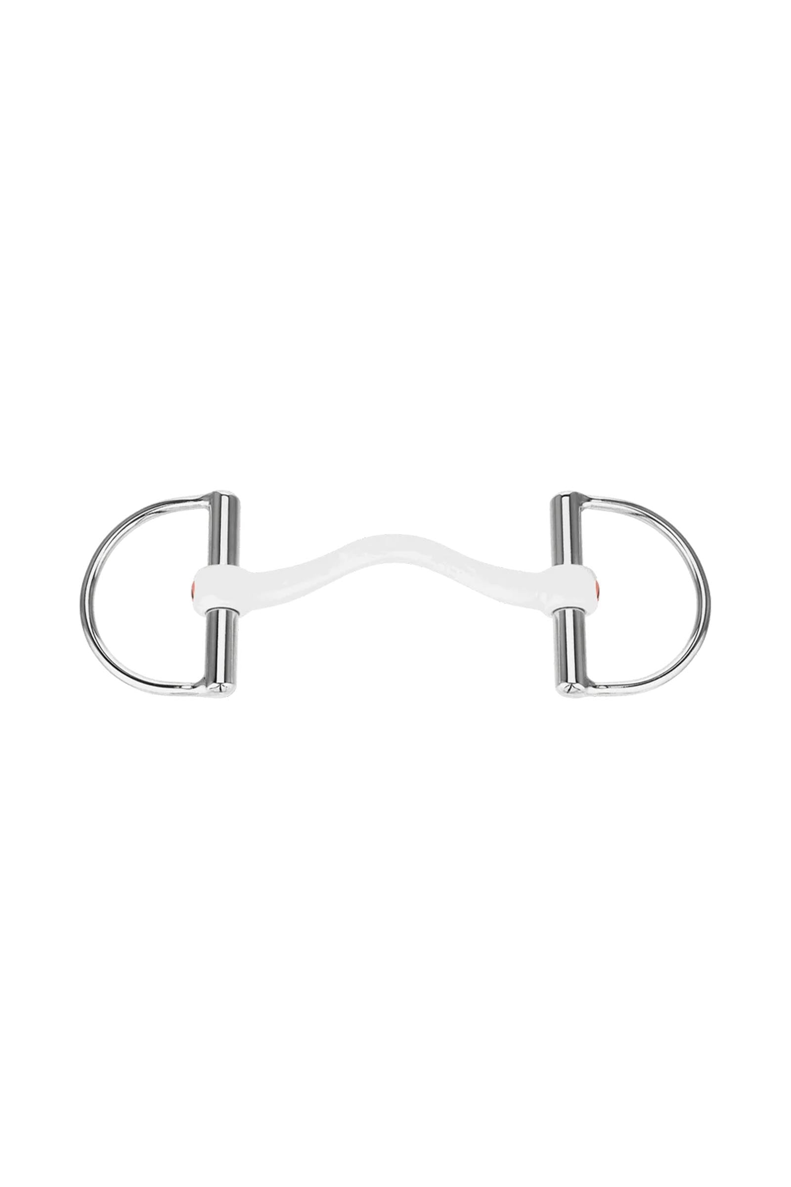 Sprenger Nathe CM D-ring bit, harde stang met tongboog, 15 mm, thermoplast Bitten