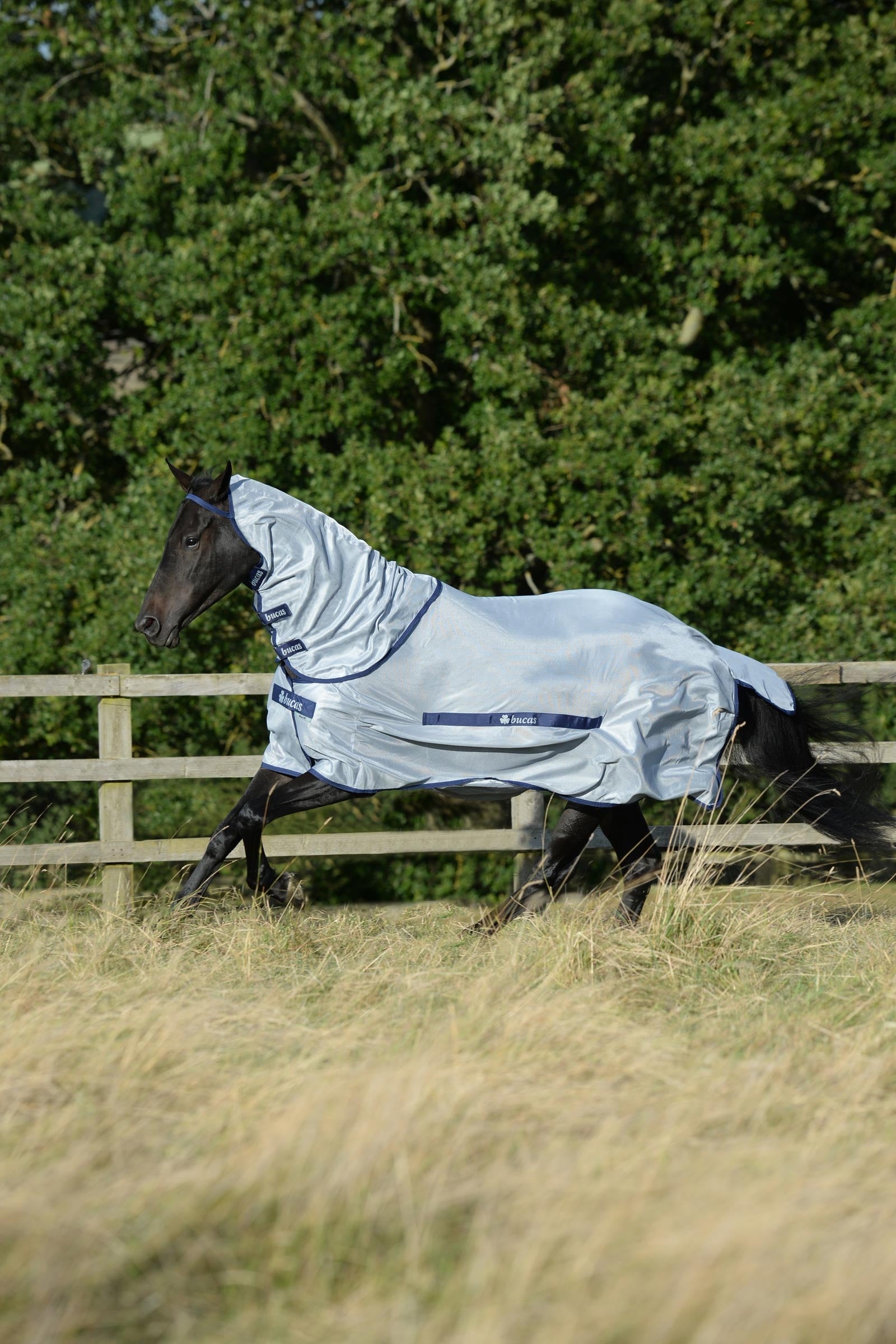 Bucas Buzz-Off Full Neck vliegendeken met vaste halsdeel Paardendekens