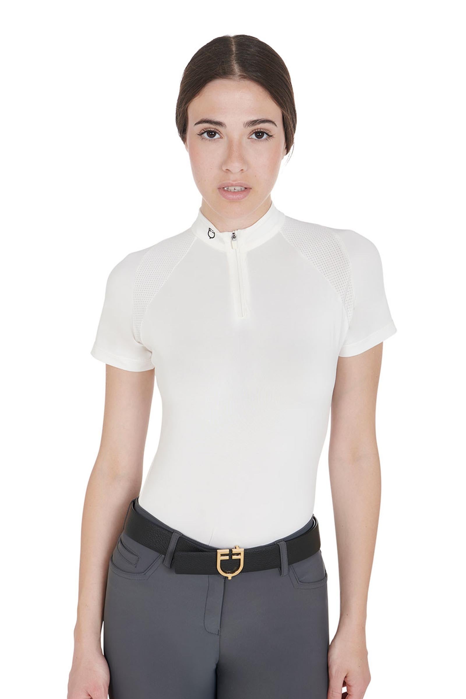 Equestro Women's Slim Fit Technical Training Polo Shirt Women’s Riding Clothing