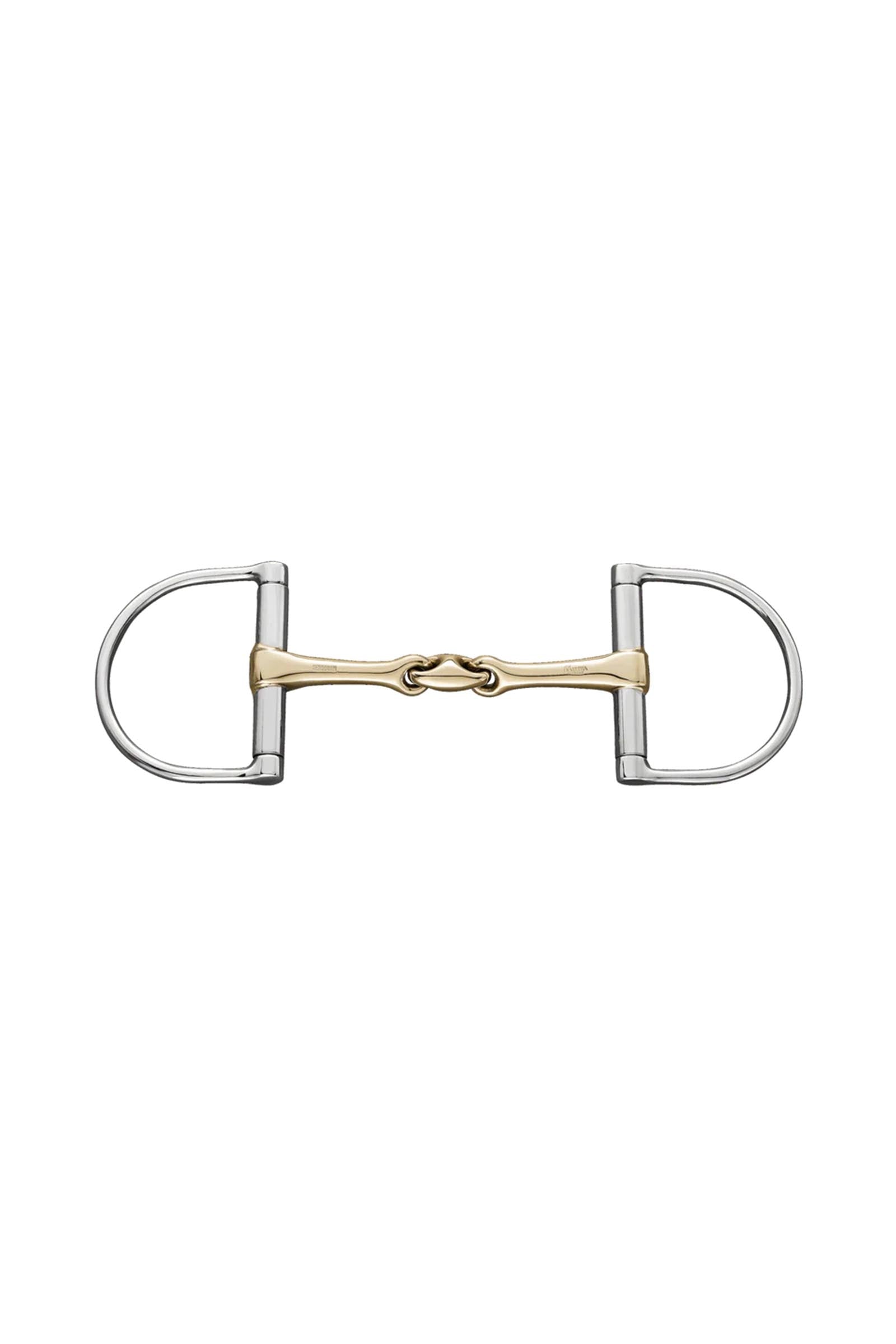 Sprenger KK D-ring watertrens, dubbel gebroken, 15 mm, Sensogan Bitten