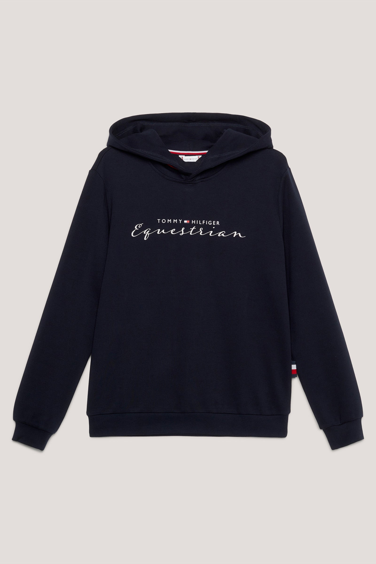 Tommy Hilfiger Equestrian Metallic Logo Dames Grafische Hoodie Dames paardrijkleding