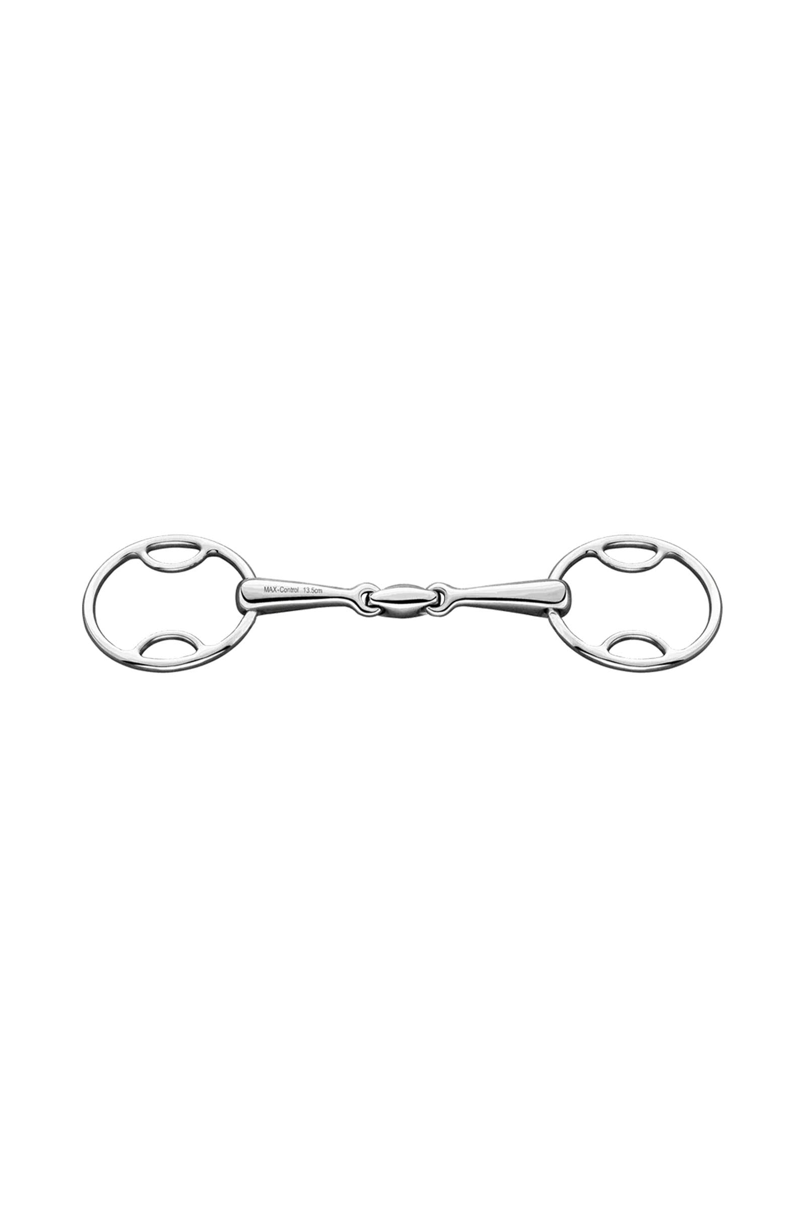 Sprenger Max Control 3-ring bit met vergr., dubbel gebroken, 16 mm, roestvrij staal Hoofdstellen & Teugels