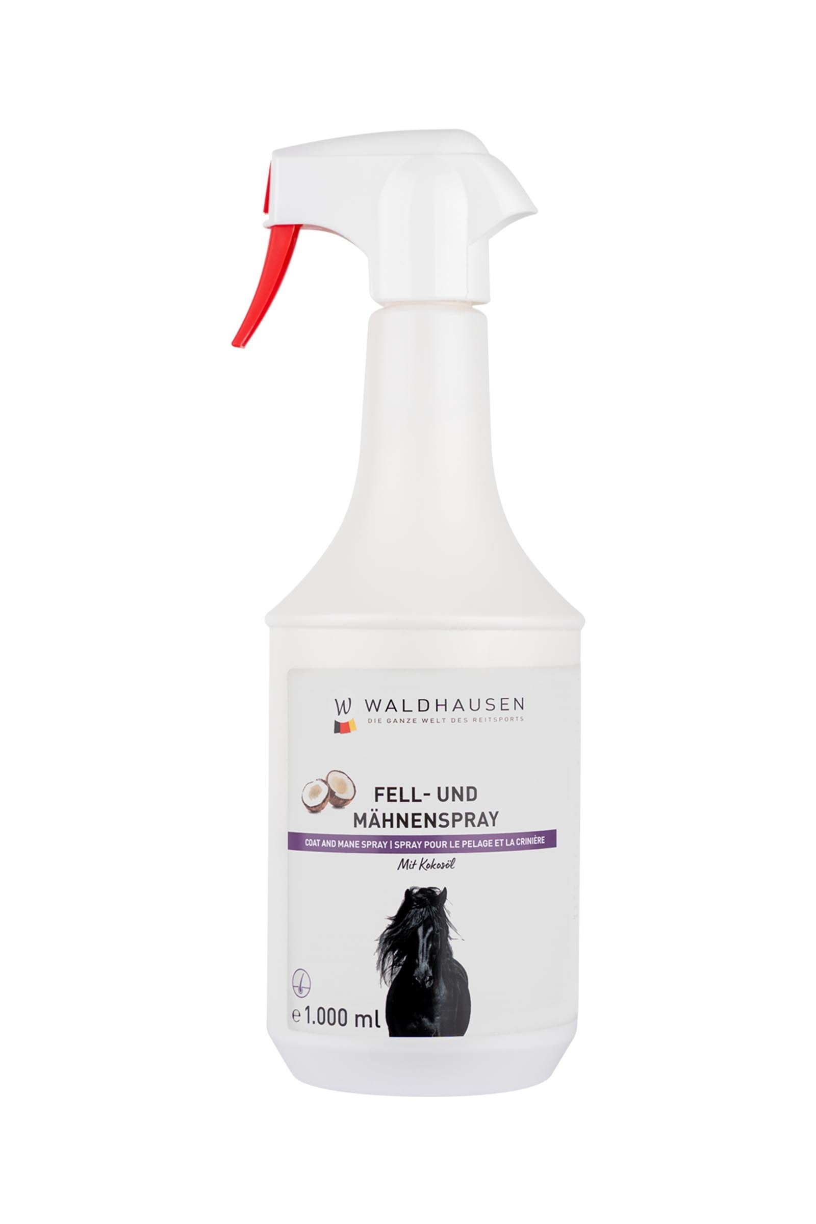 Waldhausen vacht- en manenspray met kokosolie, 1 l Gezondheid