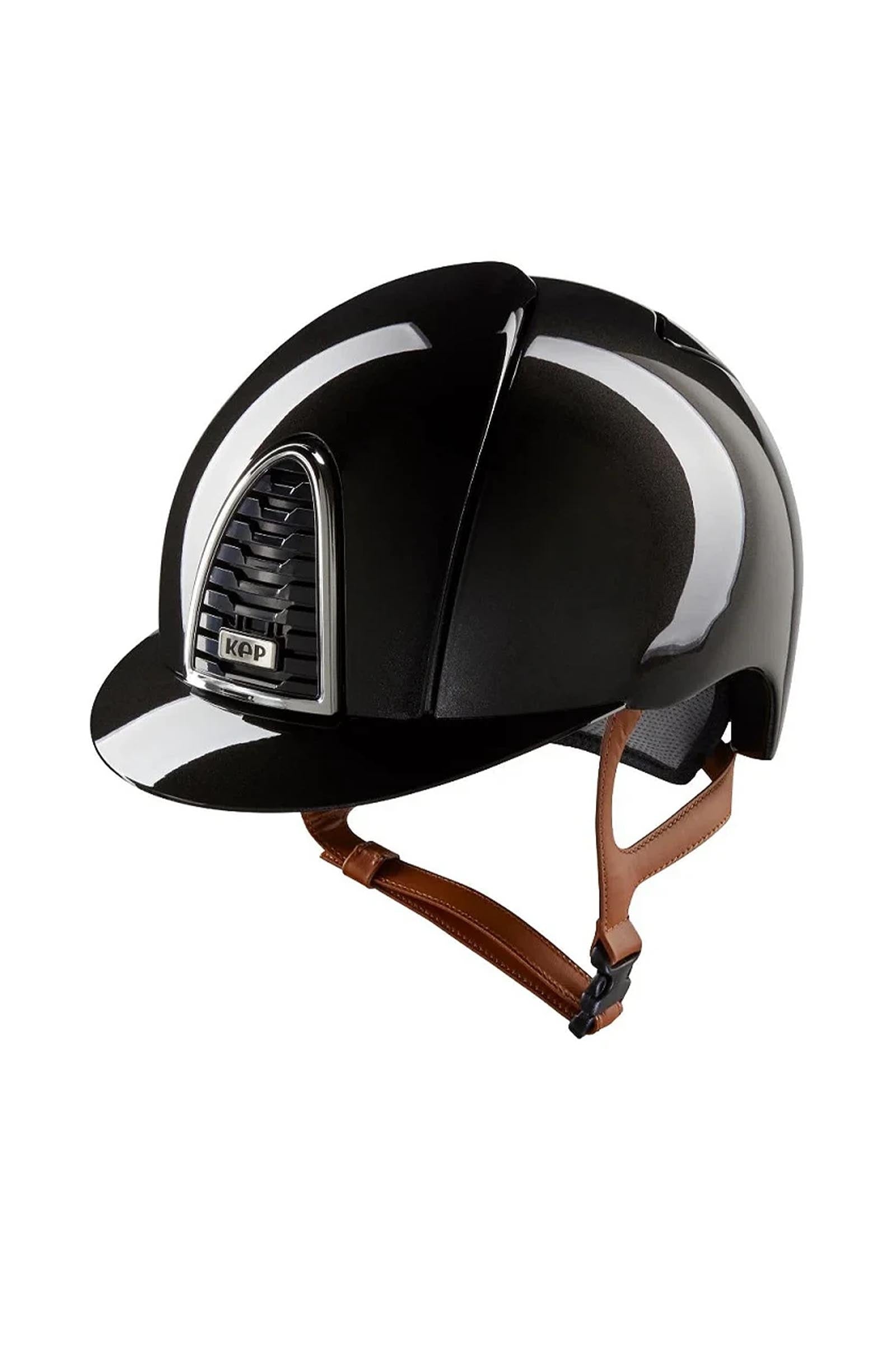 KEP Helmets KEP Cromo 2.0 Shine/Beige Riding Helmet With Extra Visor, App Compatible Paardrijcaps & Bodyprotectors