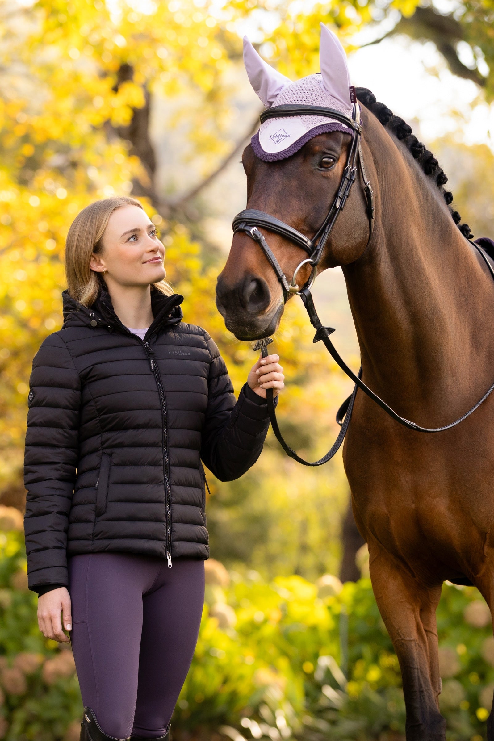 LeMieux Rose Women´s Hooded Puffer Jacket Women’s Riding Clothing