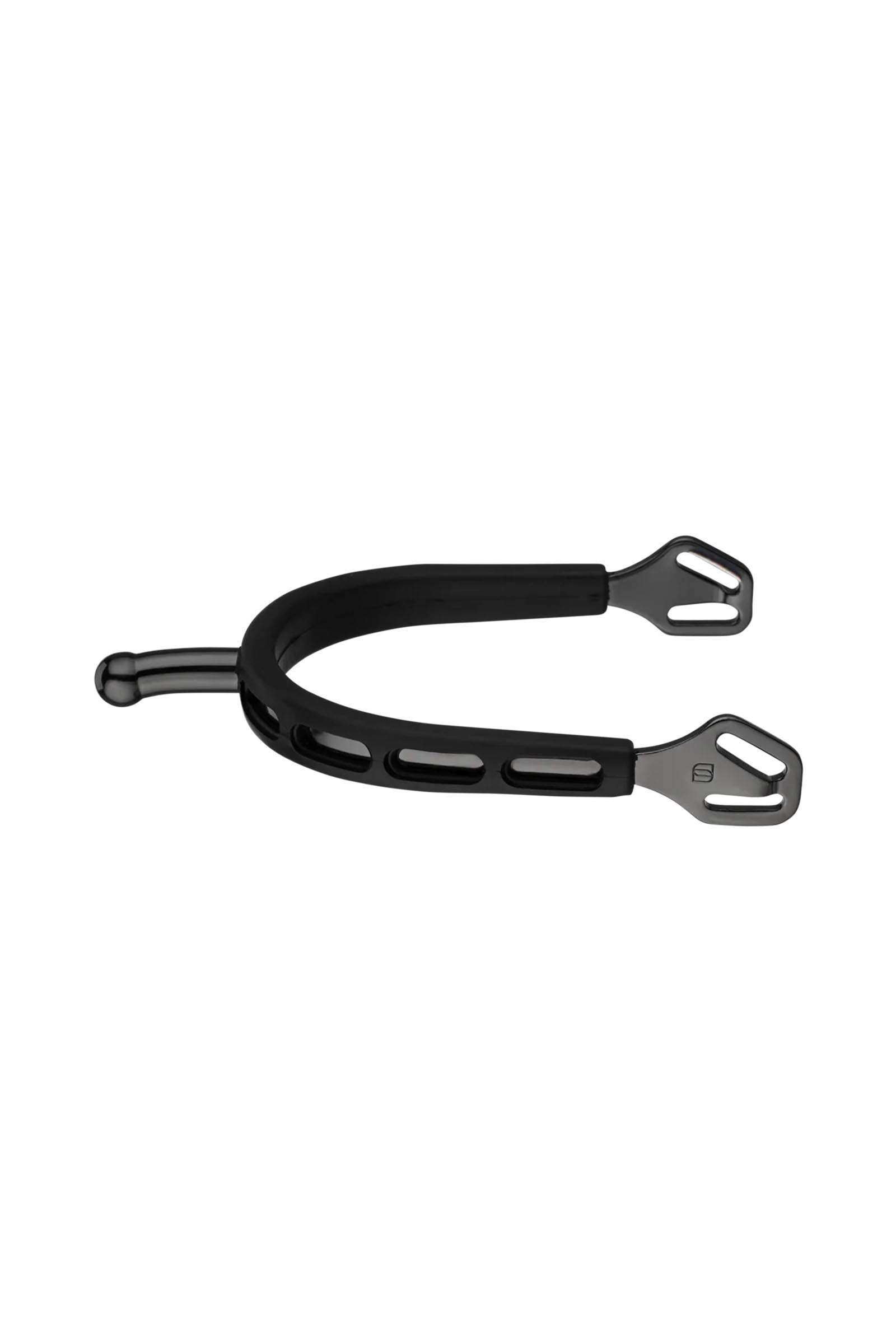 Sprenger ULTRA Fit Extra Grip Sporen "Black Series", Balkenhol Bevestiging, 30 mm Zwepen