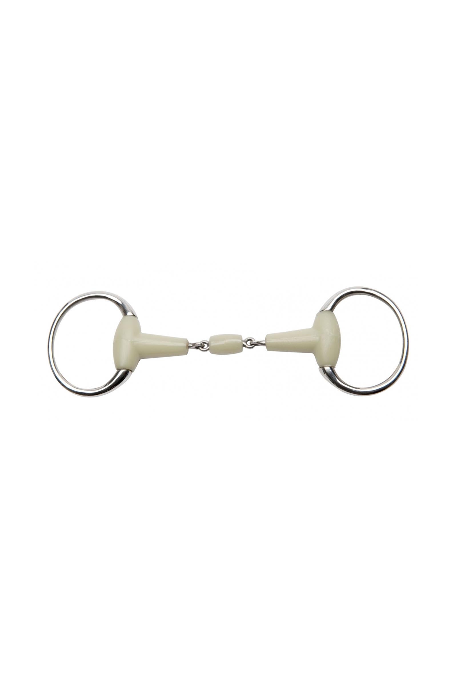 Feeling FEELING Eggbutt Bit Flexi double Jointed Horse Bits