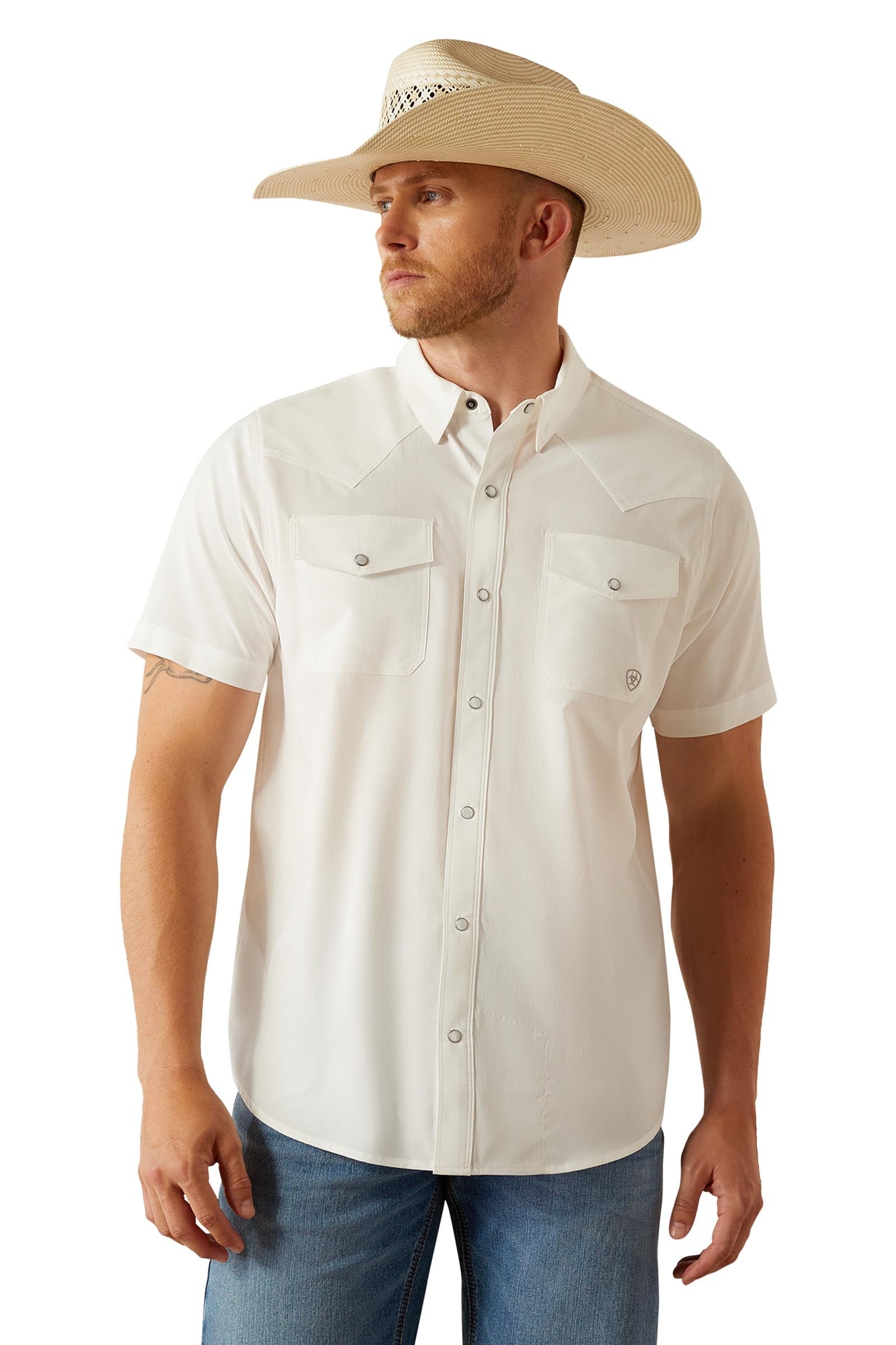 Ariat Men's VentTEK Western Fitted Shirt Mens Riding Clothing