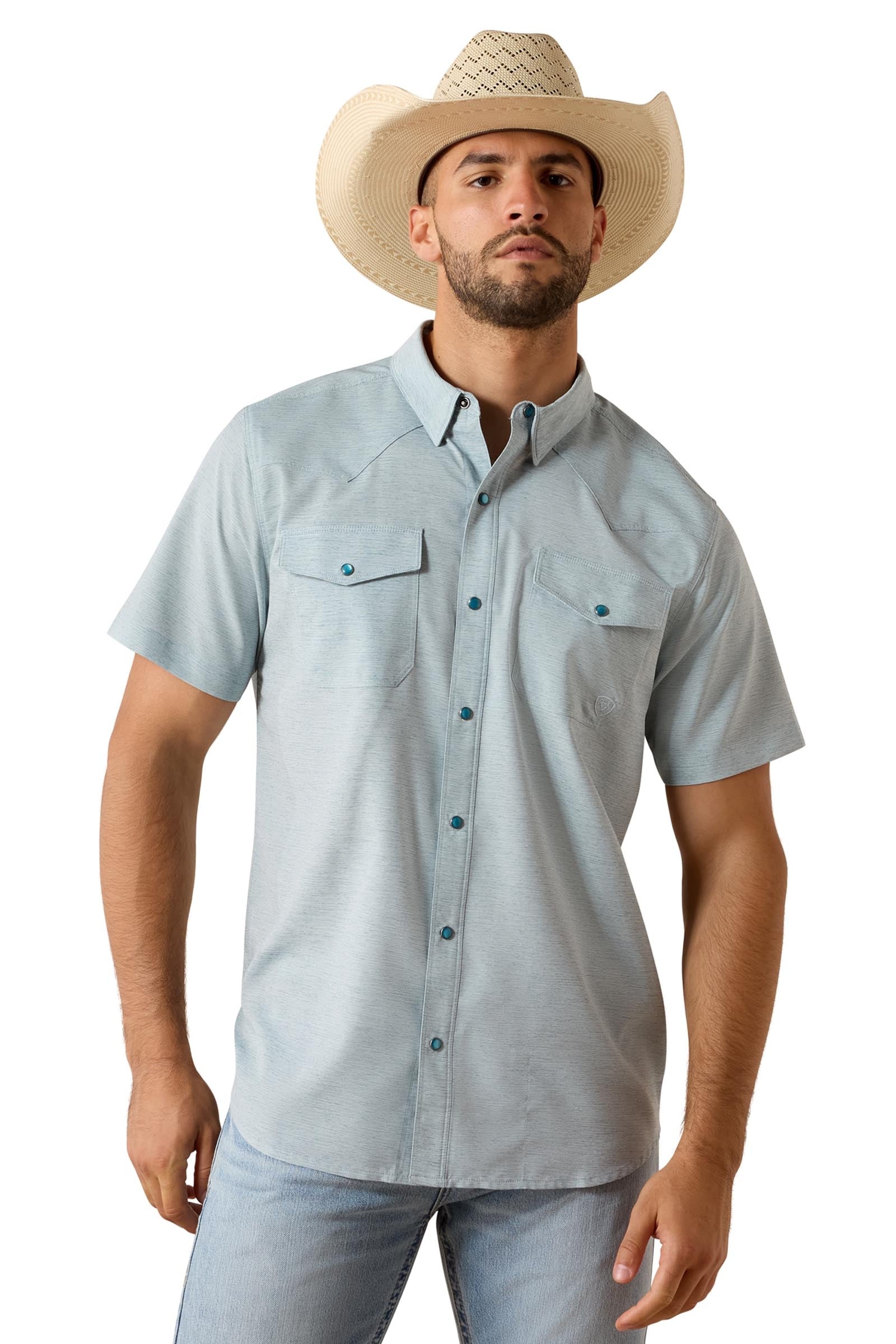 Ariat Men's VentTEK Western Fitted Shirt Heren paardrijkleding