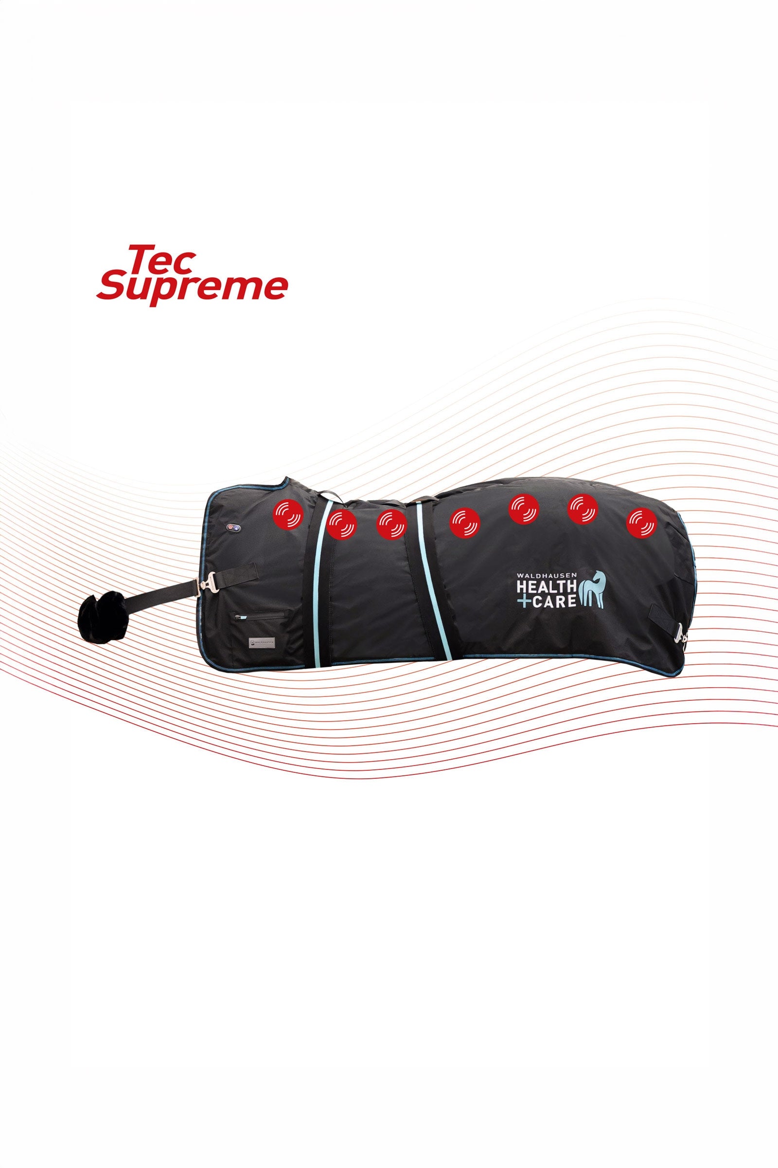 Waldhausen Health + Care Tec Supreme verwarmings- en massagedeken Paardendekens