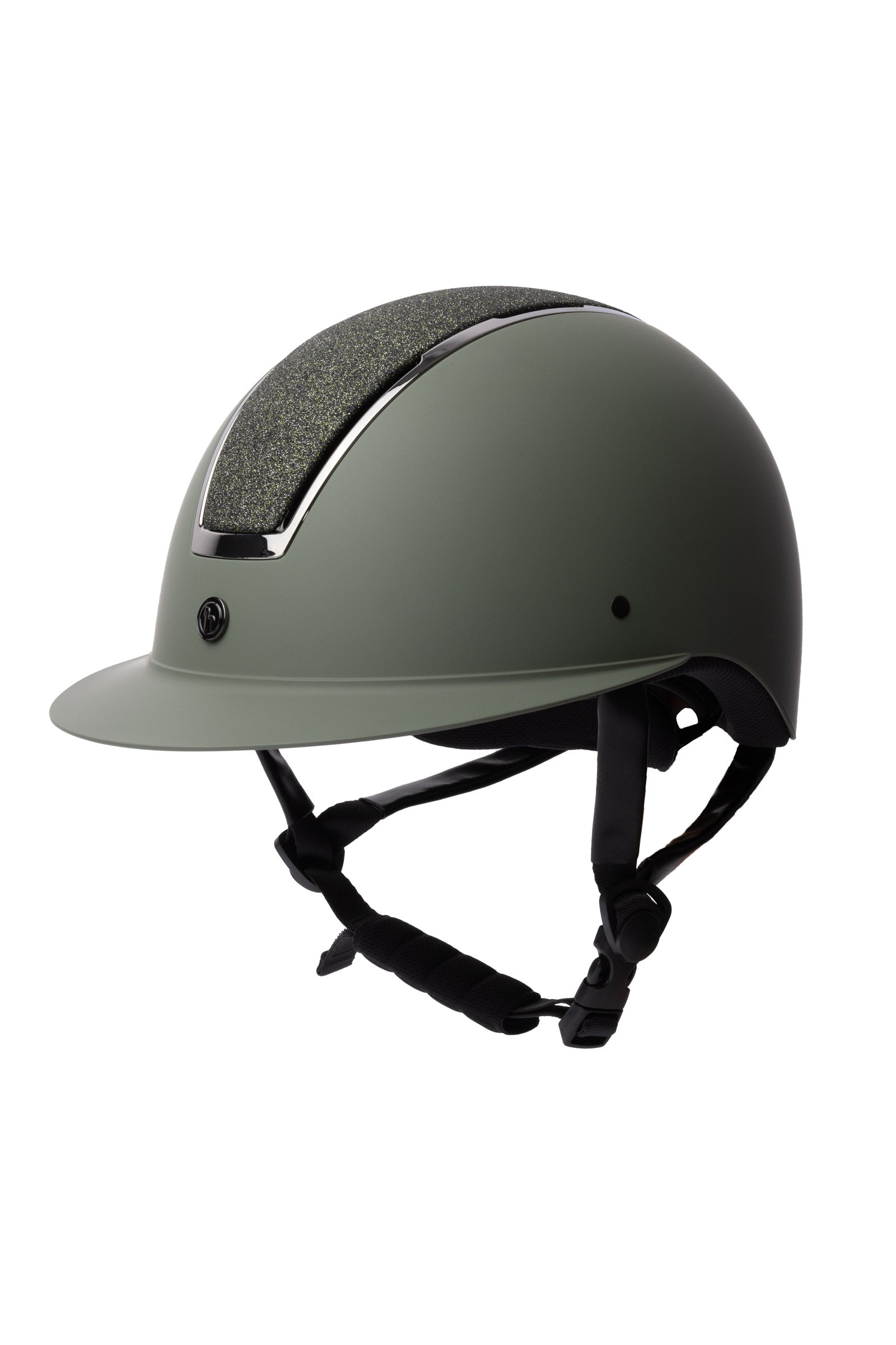 Horze Monarch II Metallic Glitter Helmet Safety Equipment