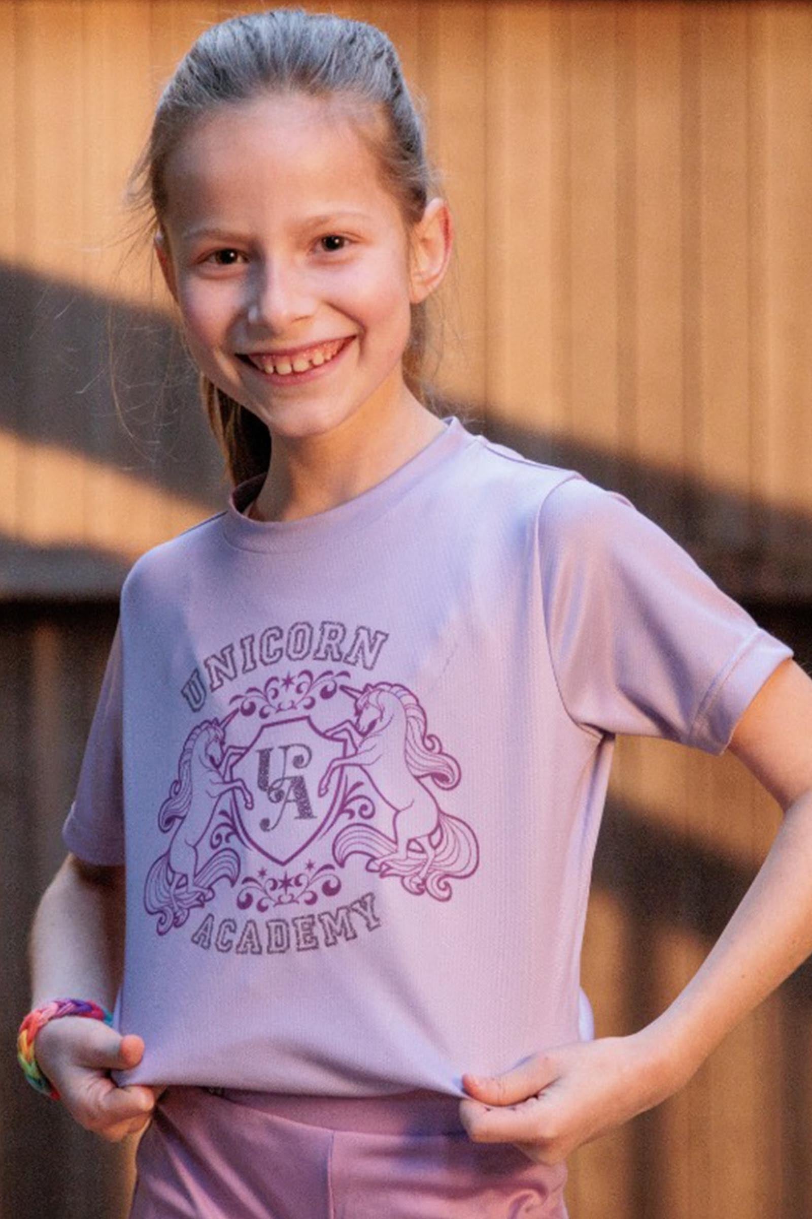 Kavalkade Unicorn Academy Kids´ T-Shirt With Glitter Kids Apparel