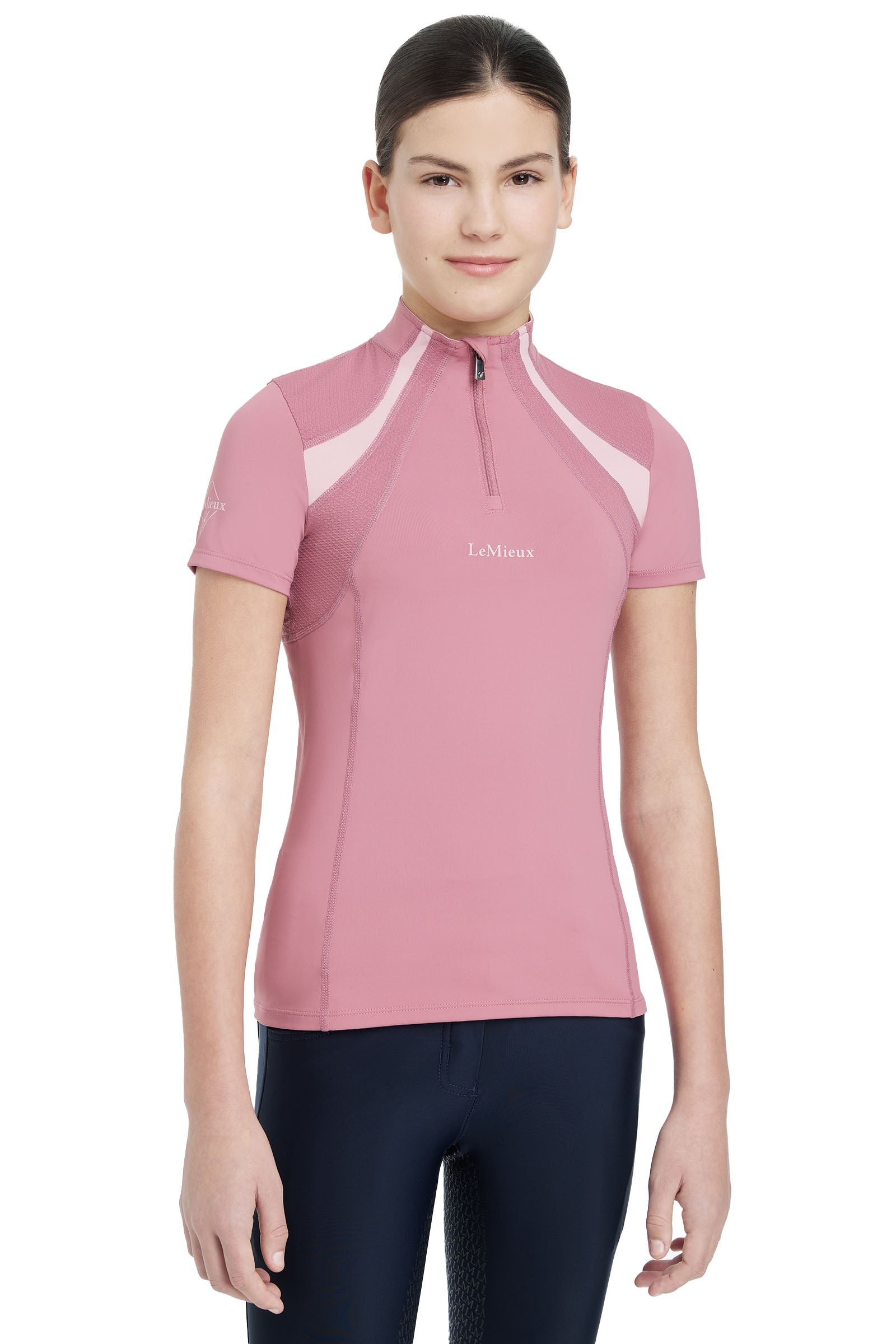 LeMieux Young Rider korte mouw Mia Mesh basislaag Kinder paardrijkleding