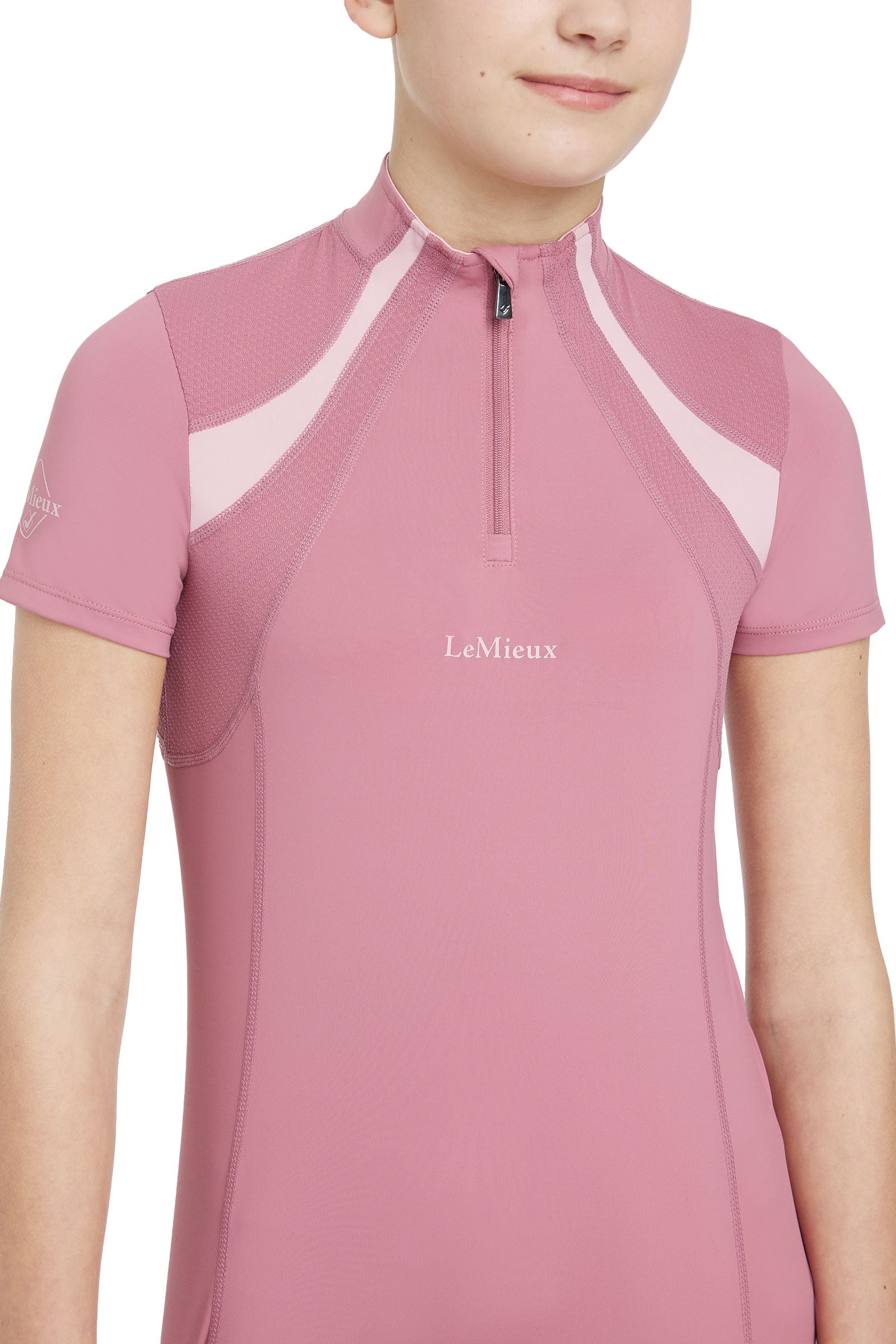 LeMieux Young Rider Short Sleeve Mia Mesh Base Layer Kids Apparel