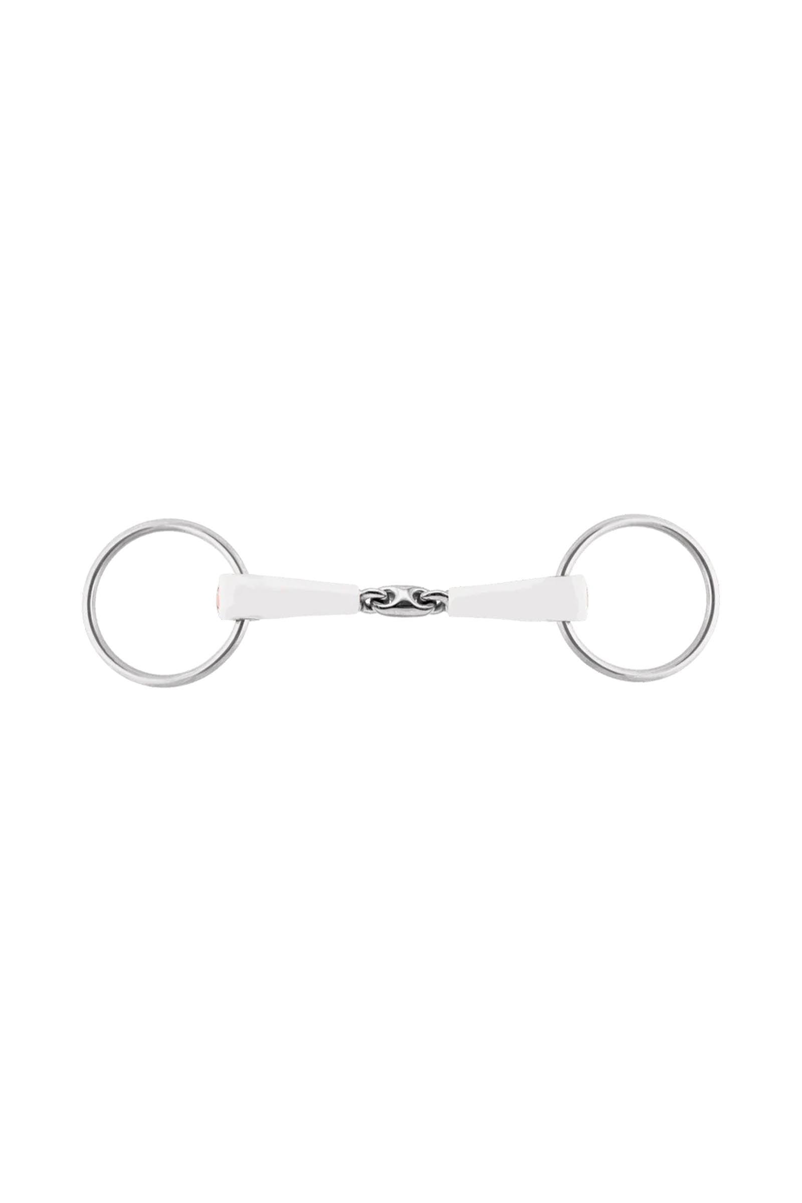 Sprenger Nathe watertrens, dubbel gebroken, 20 mm, 70 mm ringen, thermoplast Bitten