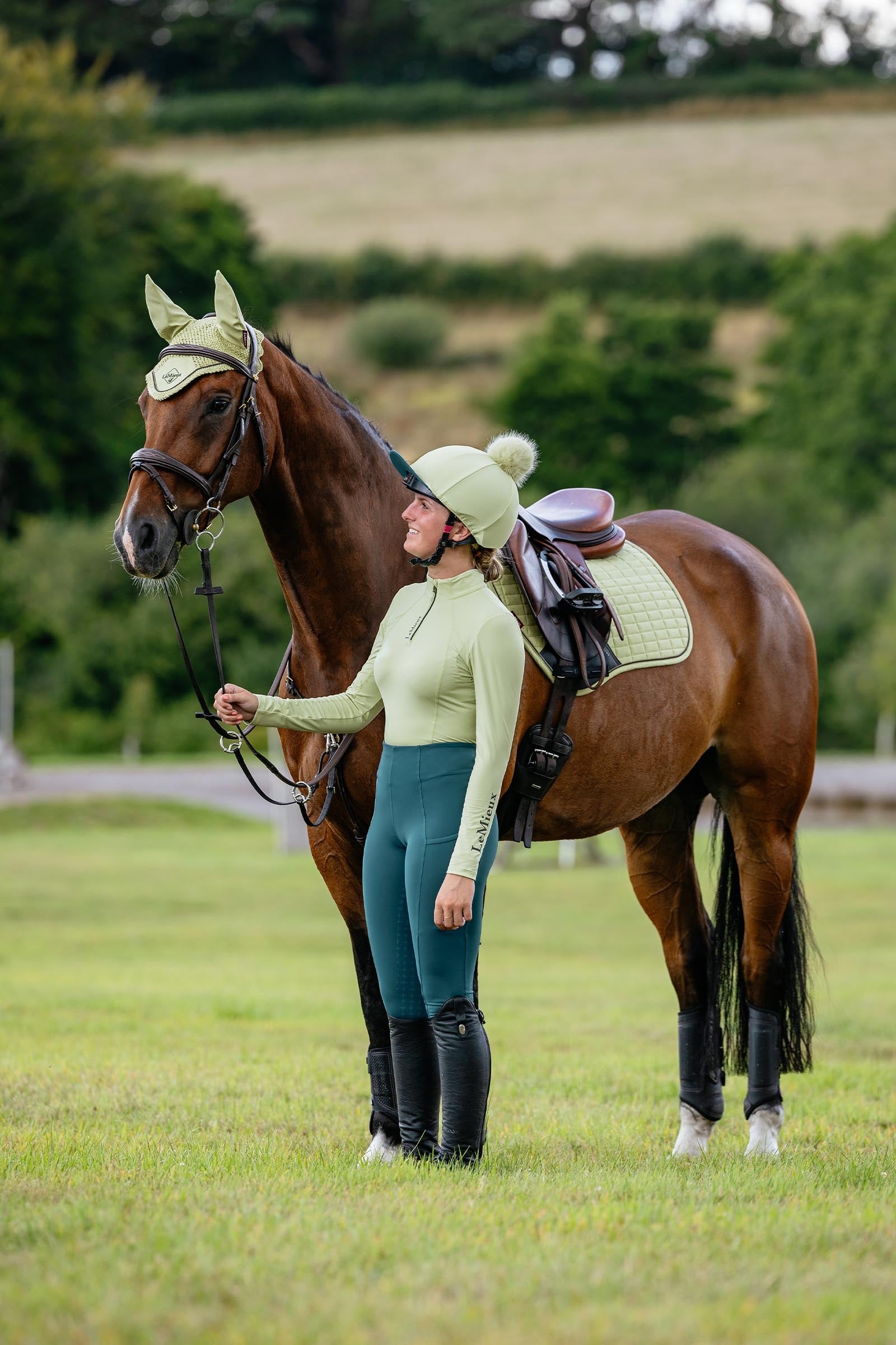 LeMieux Suede Close Contact Saddle Pad Saddle Pads