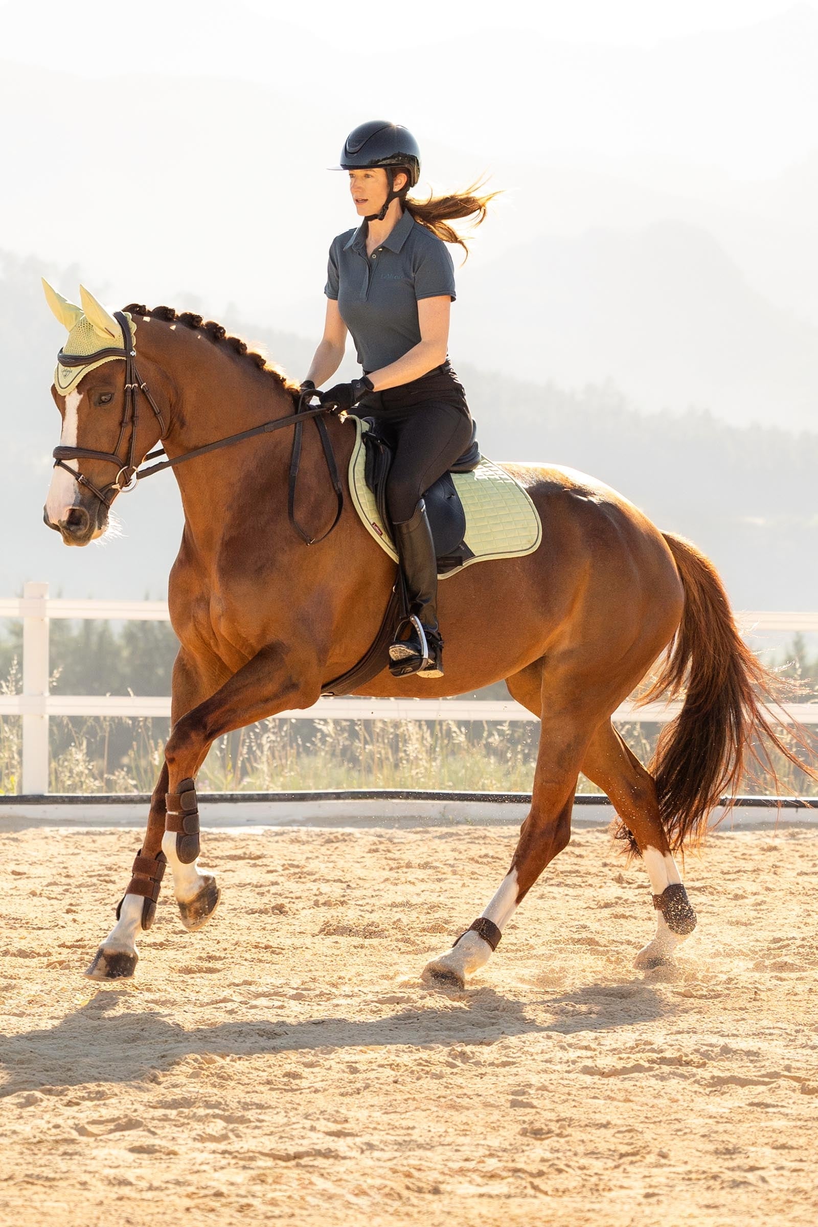 LeMieux Suede Close Contact Saddle Pad Saddle Pads