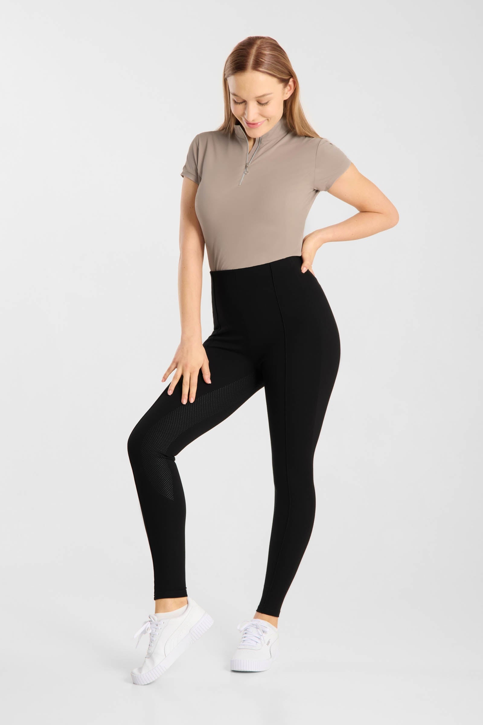 Horze Katharina Women´s Slimming Look Fullgrip Tights Womens Breeches