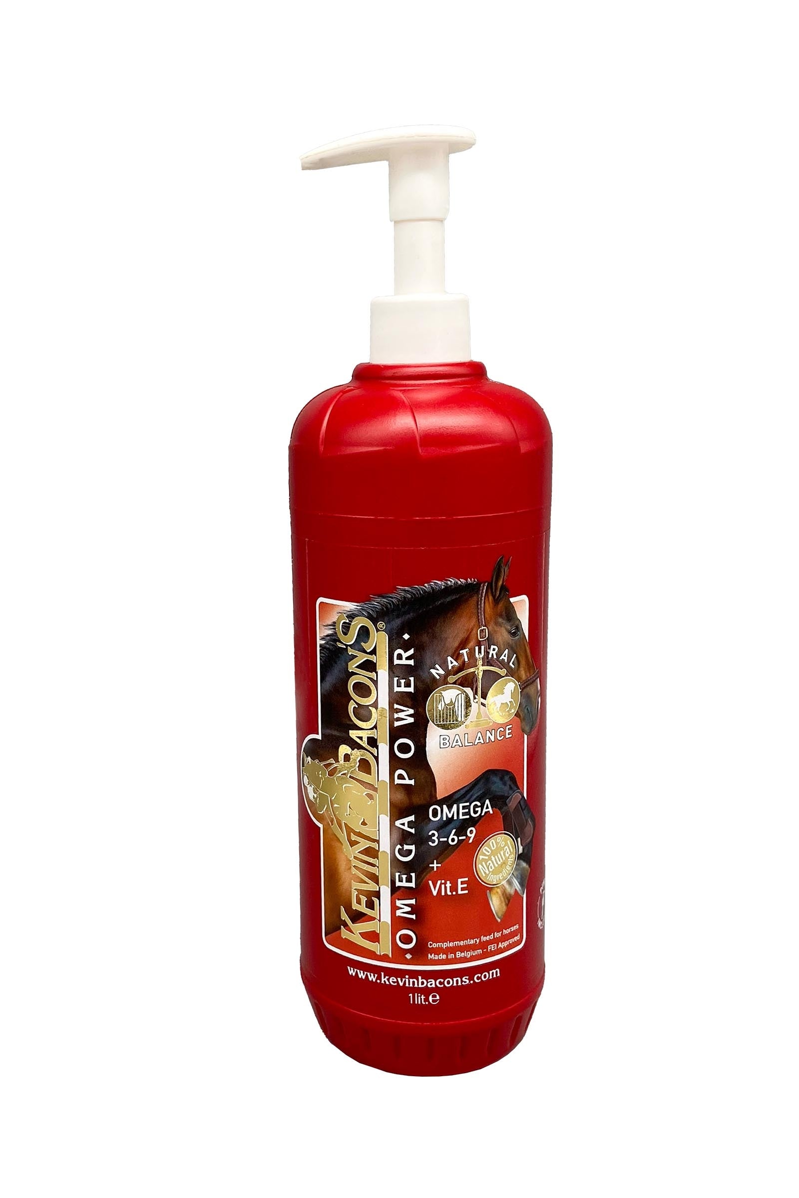Kevin Bacon´s Kevin Bacon's Omega Power, Vitality & Energy, 1000 ml Horse Feed & Nutrition