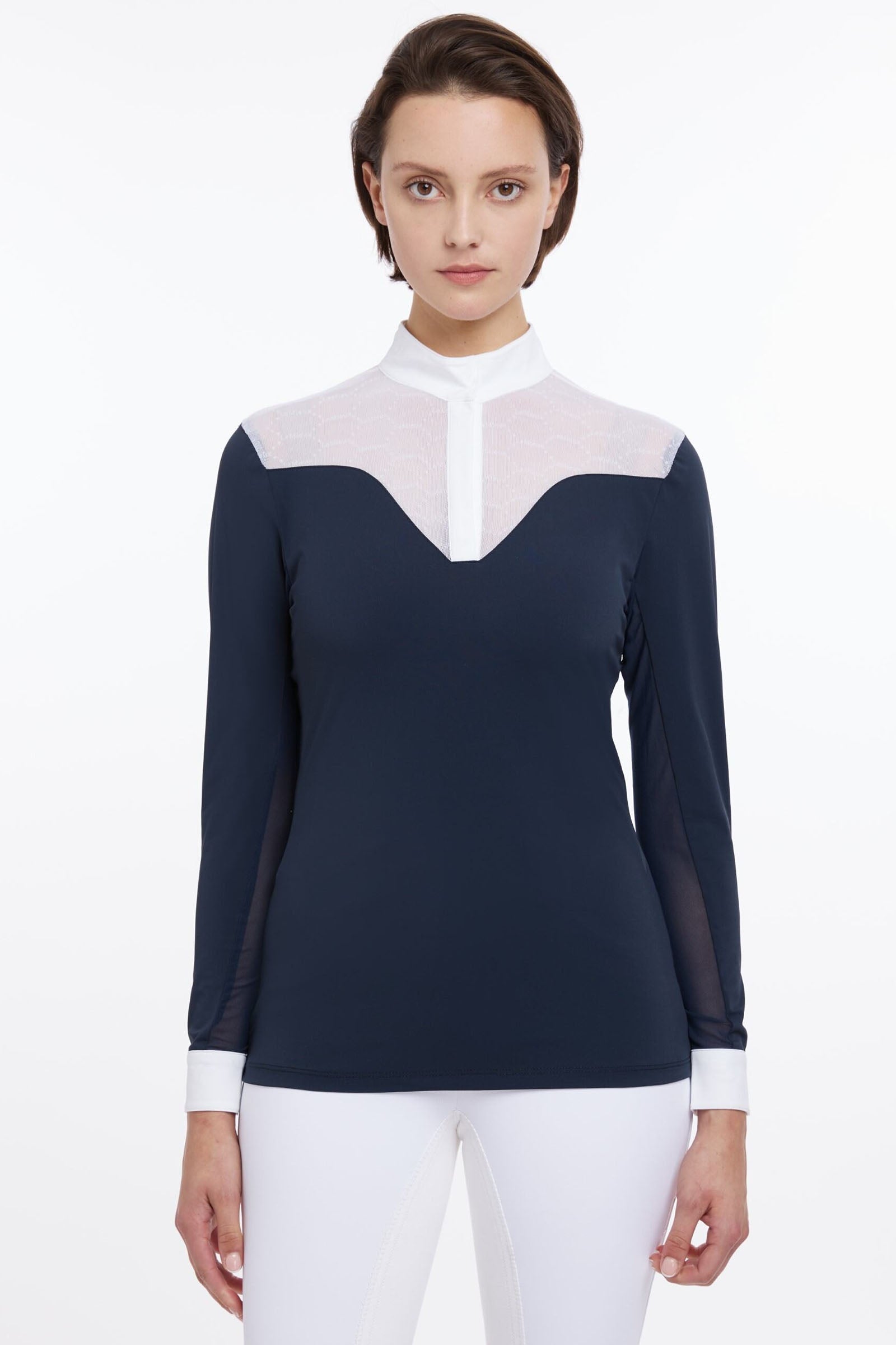 LeMieux Emily wedstrijdshirt met lange mouwen Dames paardrijkleding