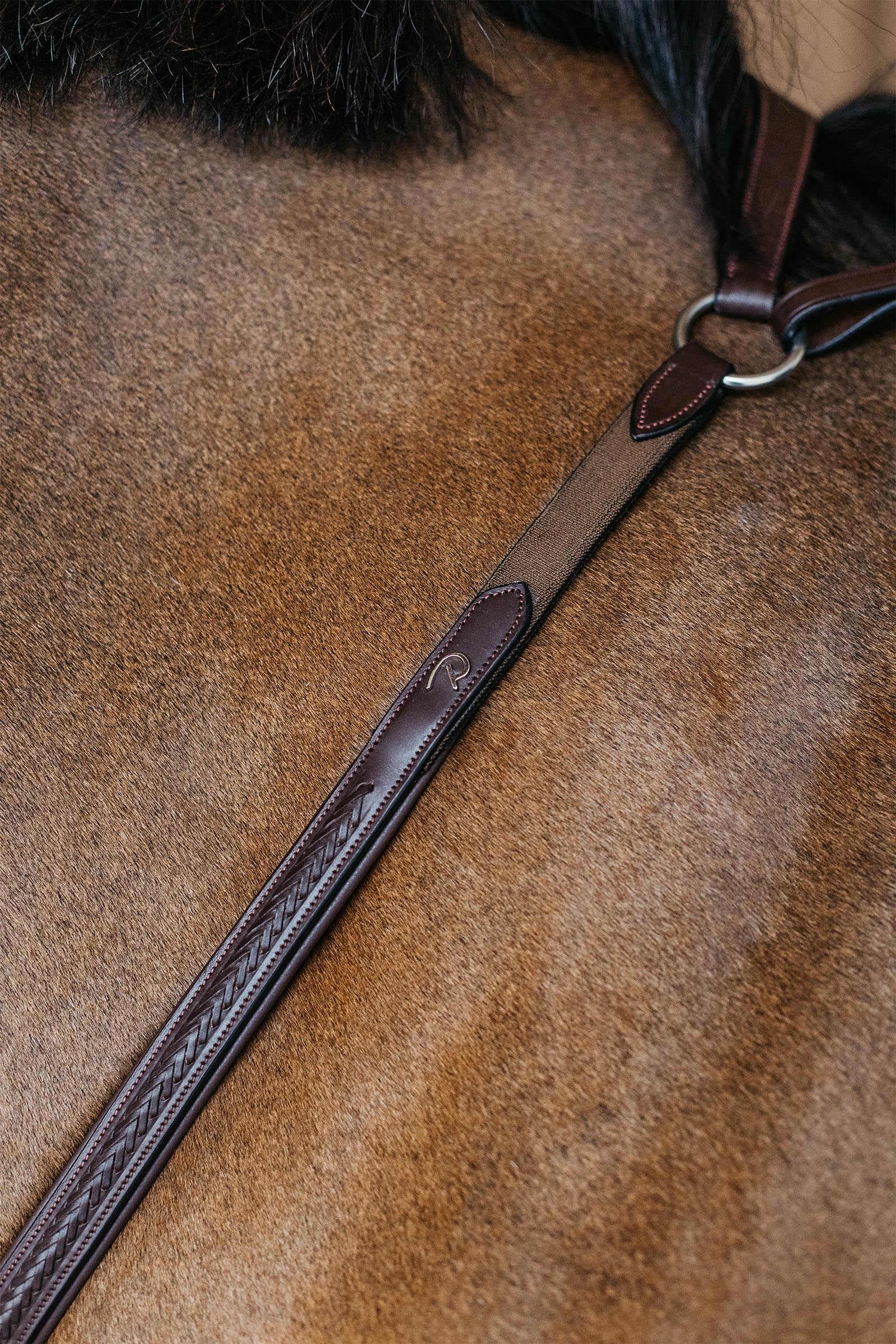 Dy'on New English Bridge Breastplate With Plaited Finishing Bridles & Reins