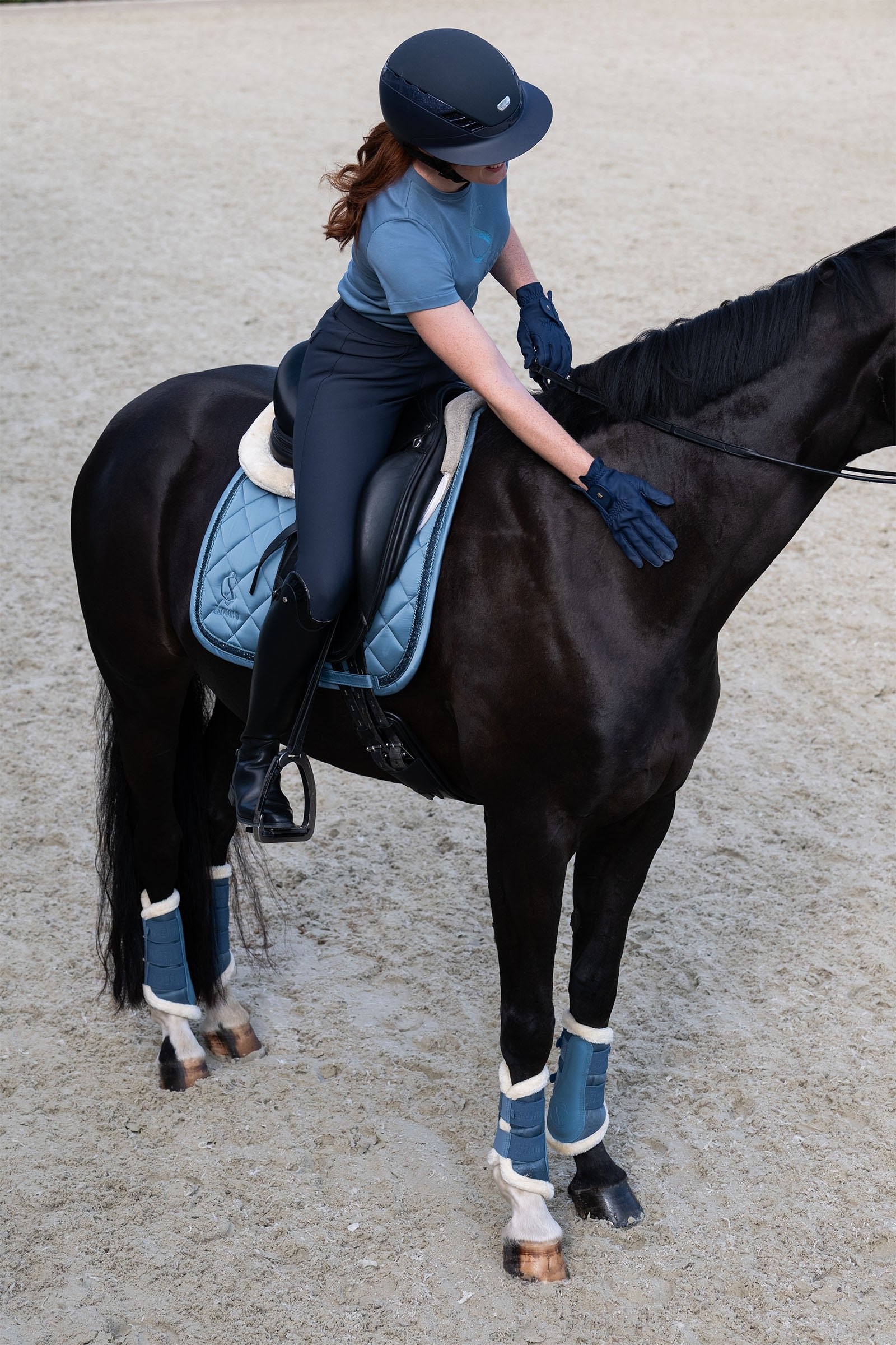 Eskadron Classic Sports SS25 Glossy Jewel Dressage Saddle Pad Saddle Pads