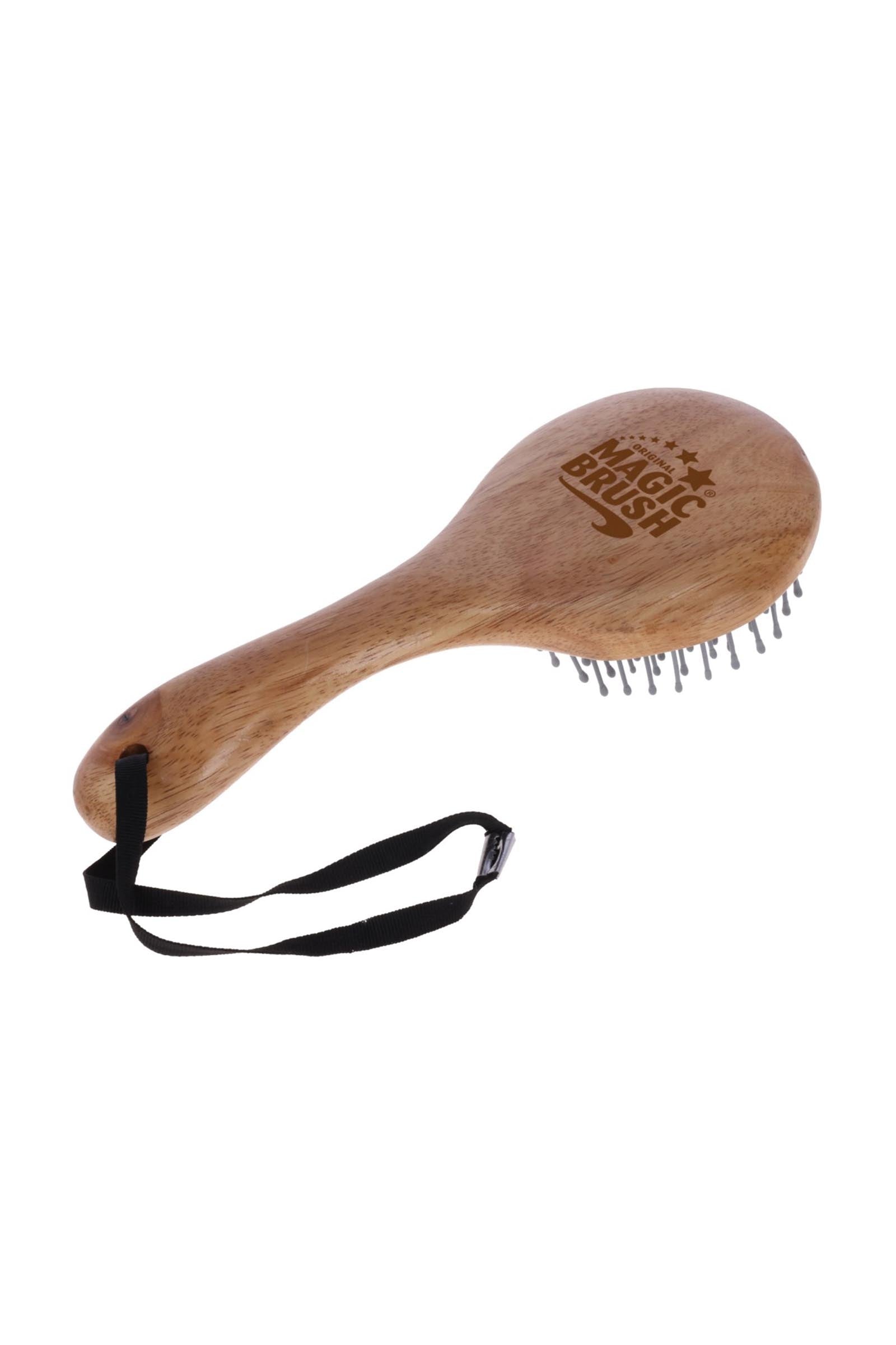 Magic Brush MagicBrush Wooden Mane and Tail Brush Horse Grooming Tools