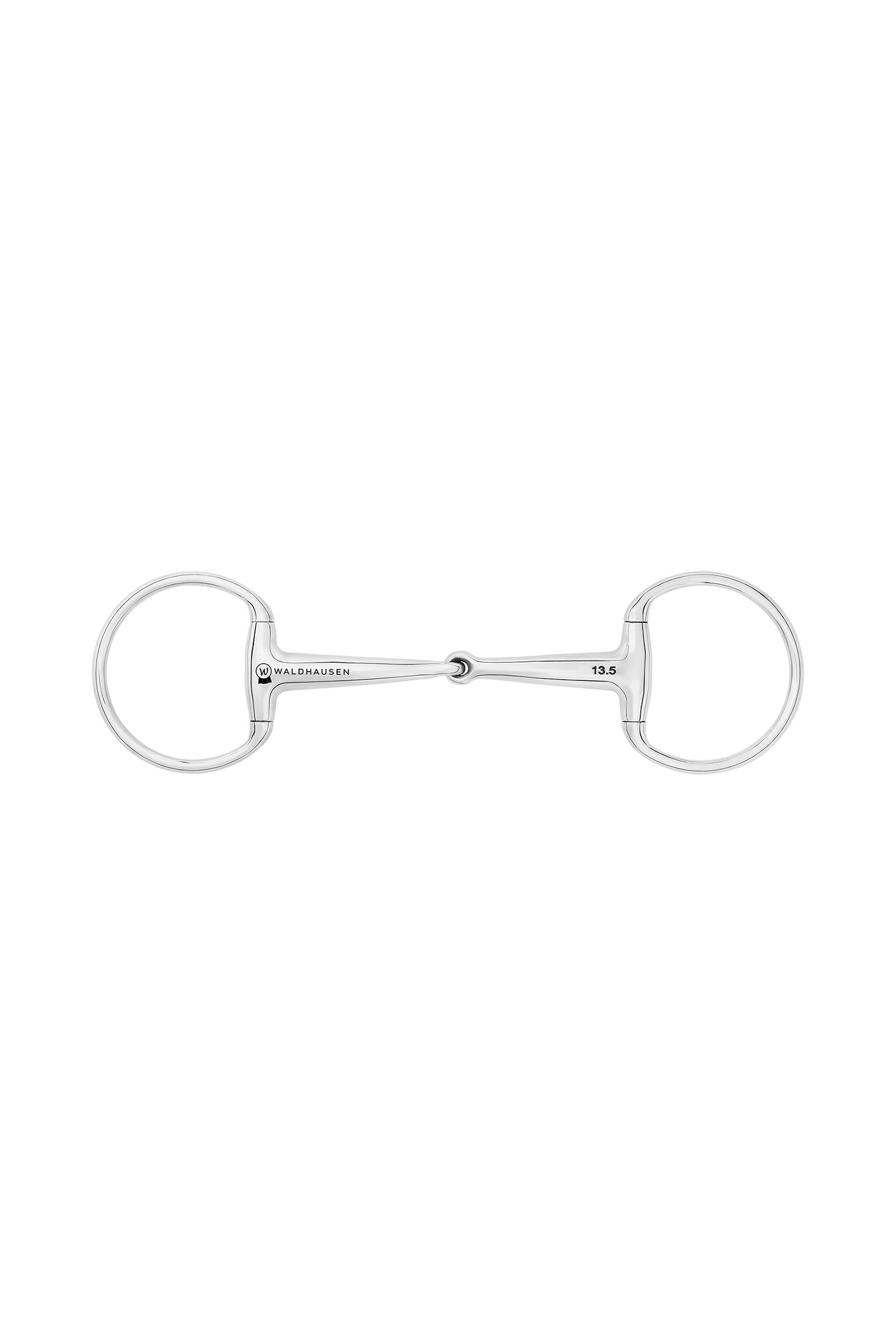 Waldhausen Pony Eggbuttbit, Single Jt., Stainless St., 14 mm Horse Bits