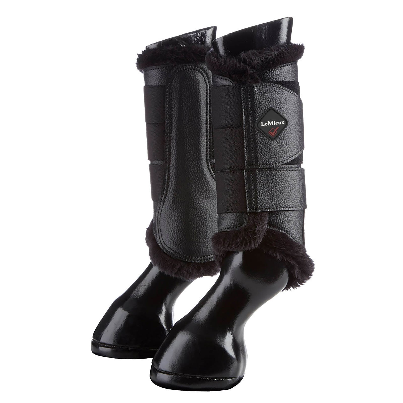 LeMieux Fleece Lined Brushing Boot Leg Protection & Hoof Protection for Horses