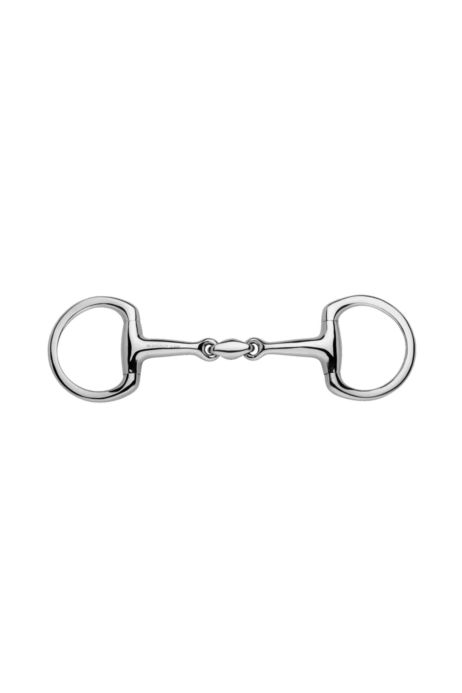 Sprenger olijvenkopbit, dubbel gebroken, 16 mm, roestvrij staal Bitten