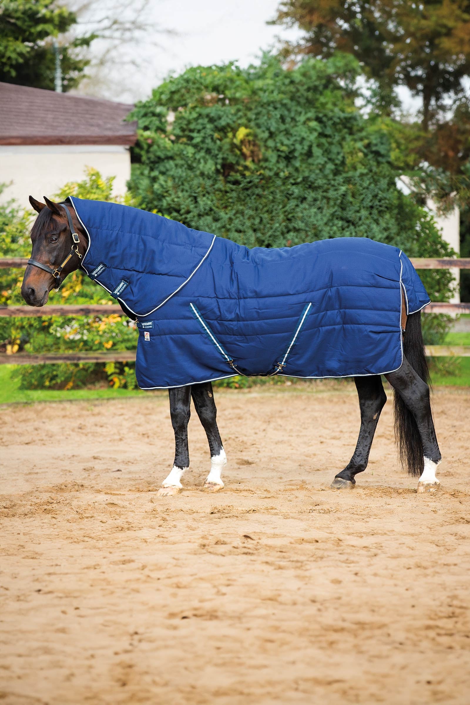 Horseware Rambo Plus Vari-Layer Stable Rug With Detachable Neck, 450g Horse Rugs