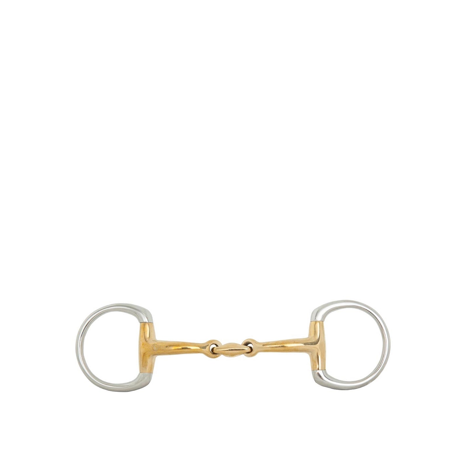 BR Soft Contact dubbelgebroken trens, 14 mm Bitten