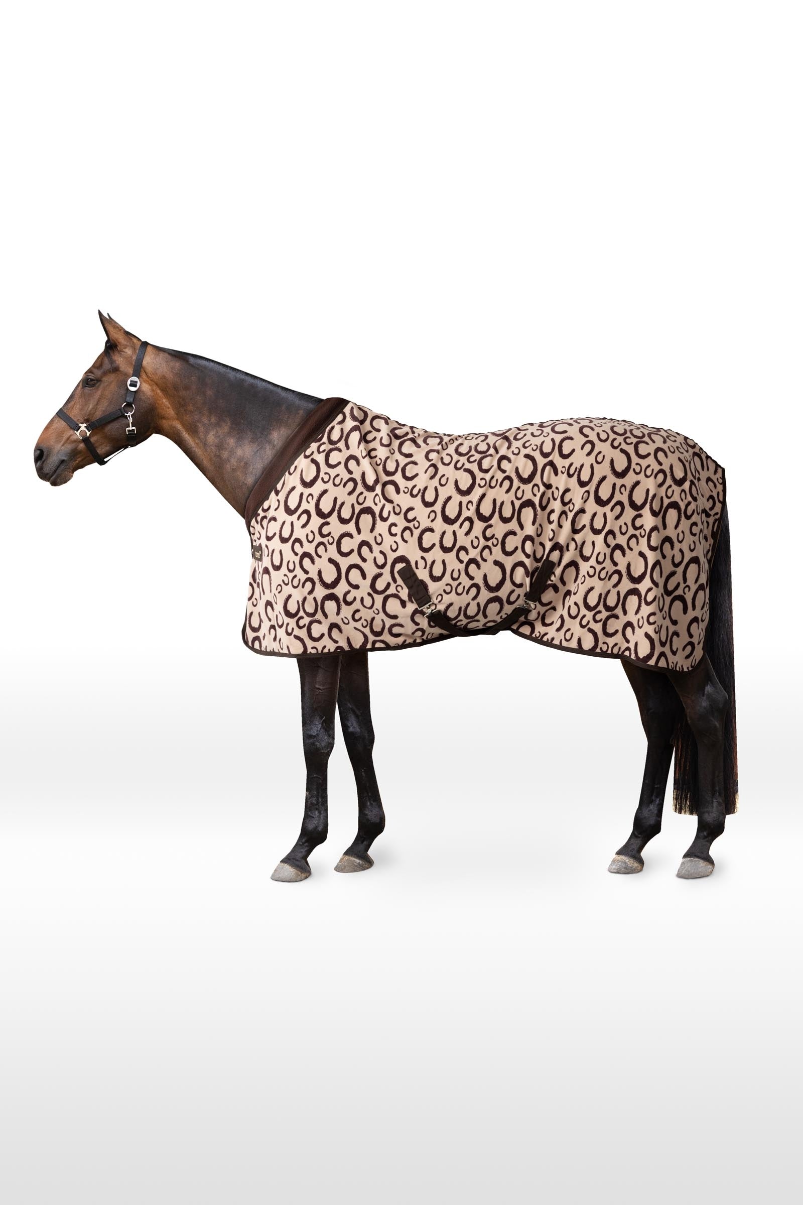 Horze Teddyfleece cooler deken met diepe pool Paardendekens