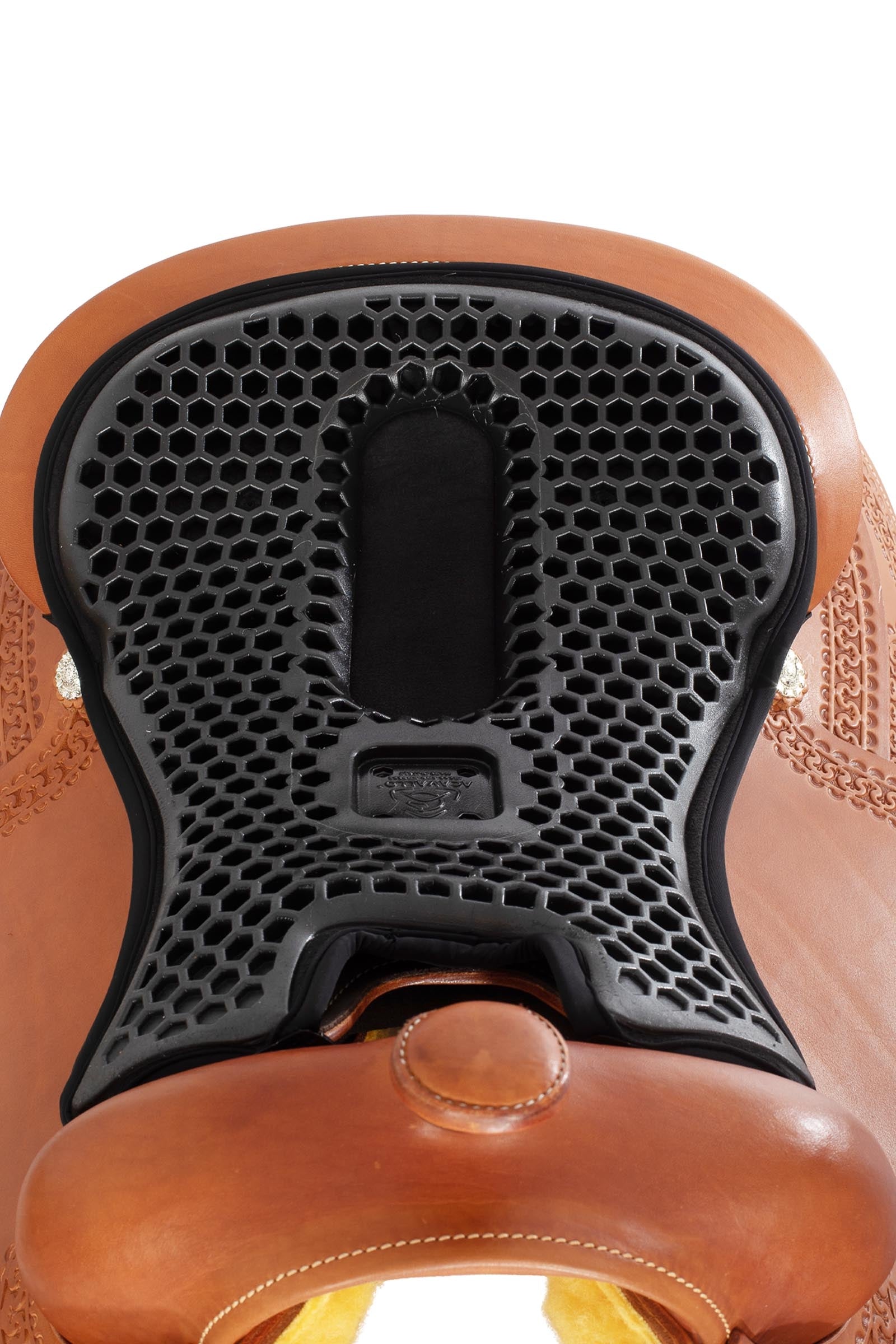 Acavallo Ortho-Coccyx Seat Saver Western Hexa Gel-Out Dri-lex, 20 mm Saddle Pads