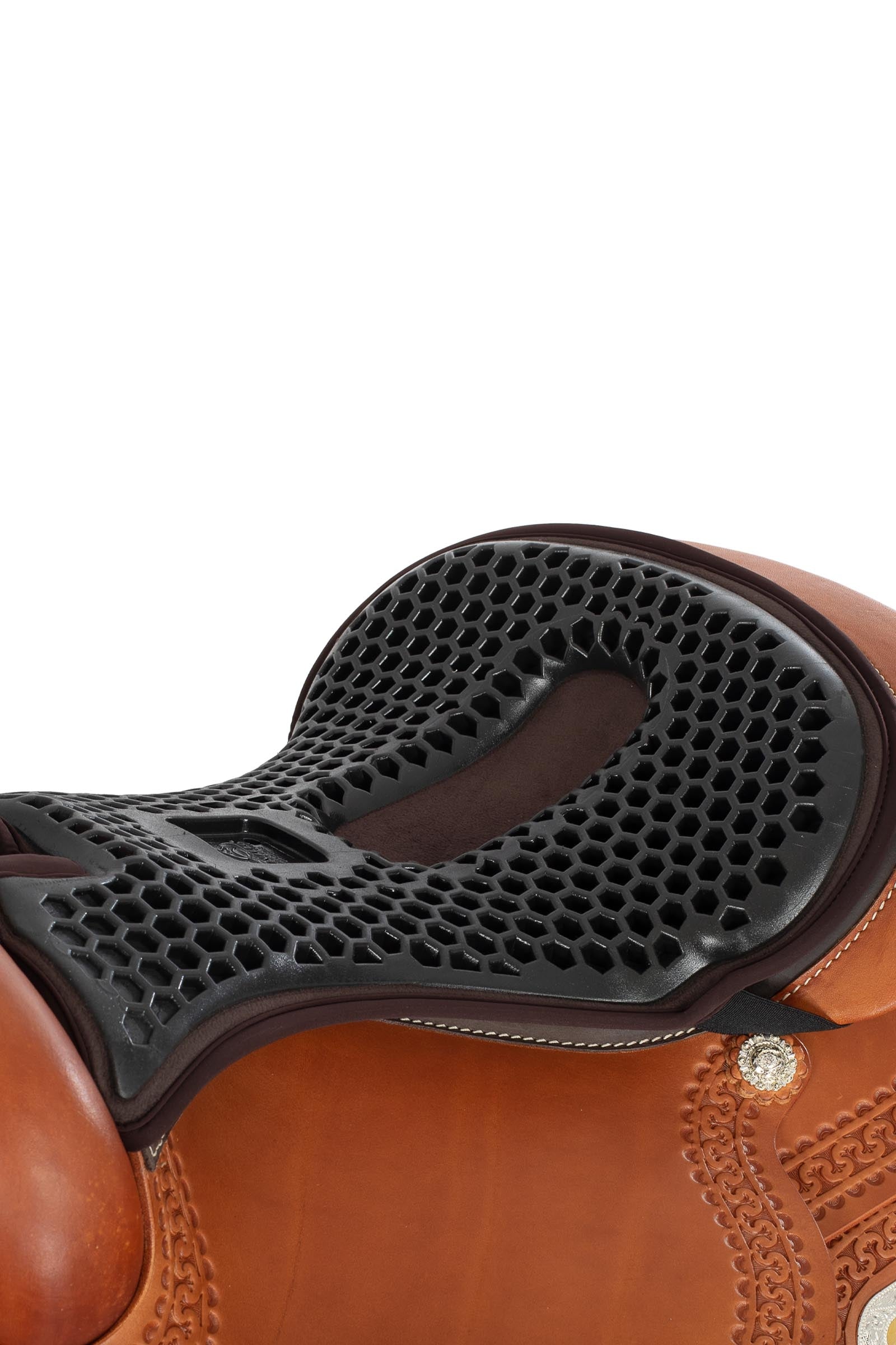 Acavallo Ortho-Coccyx Seat Saver Western Hexa Gel-Out Dri-lex, 20 mm Saddle Pads