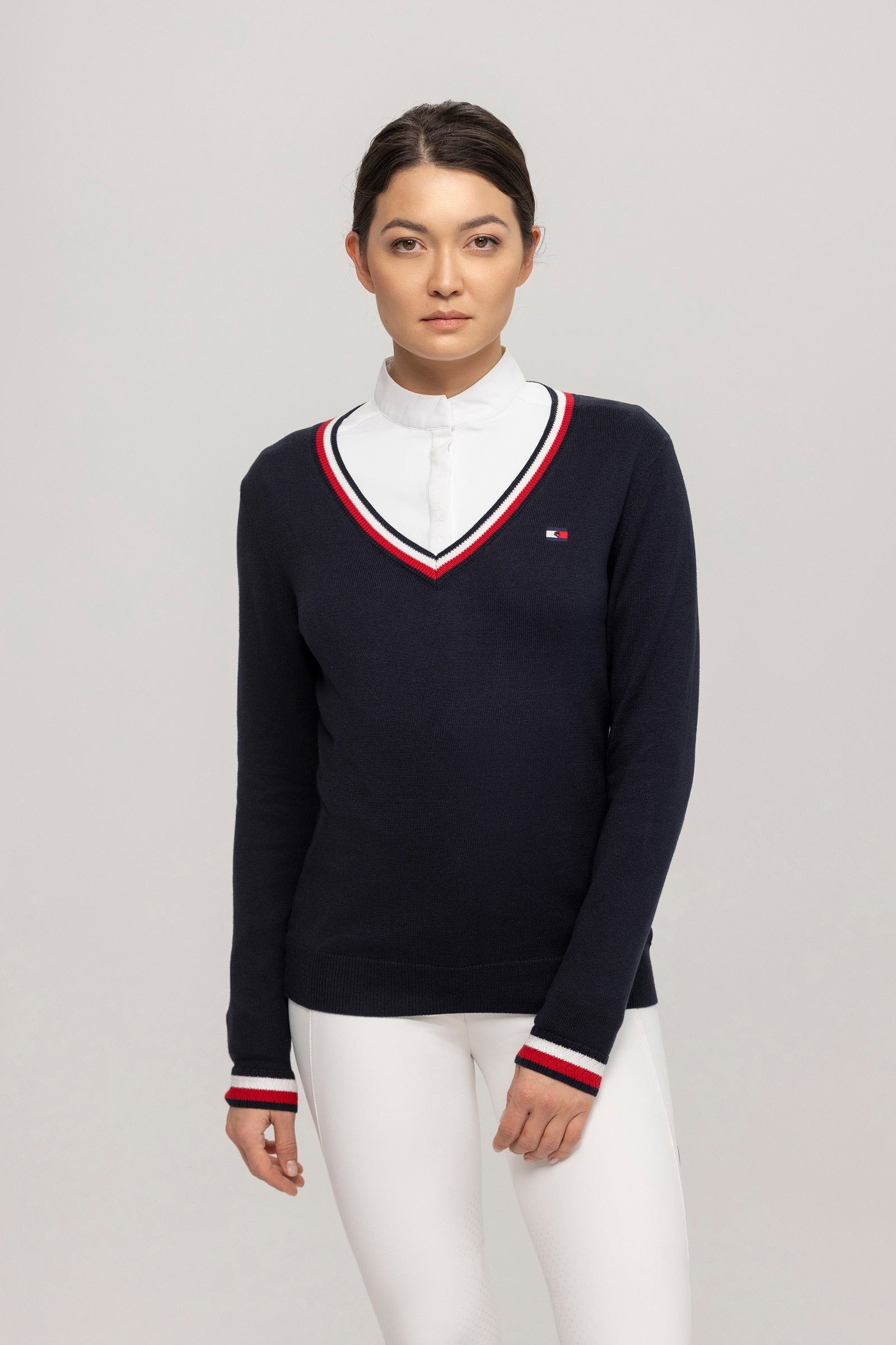 Tommy Hilfiger Equestrian Indiana Women´s V-neck Sweater Women’s Riding Clothing