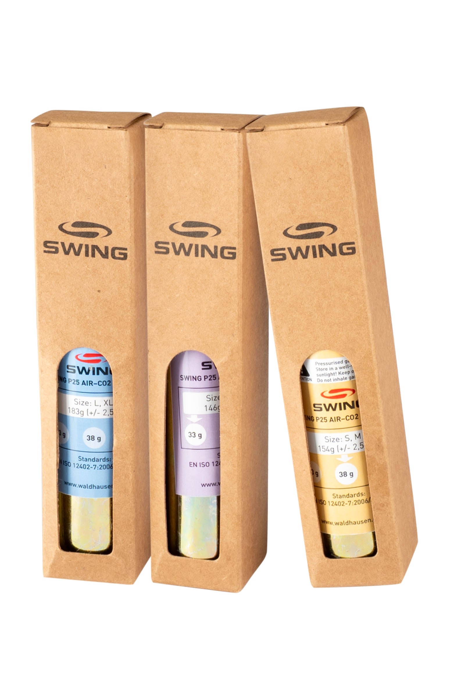SWING Cartridge CO2 for SWING P25 AIR, XXS, XS, 33g Safety Equipment