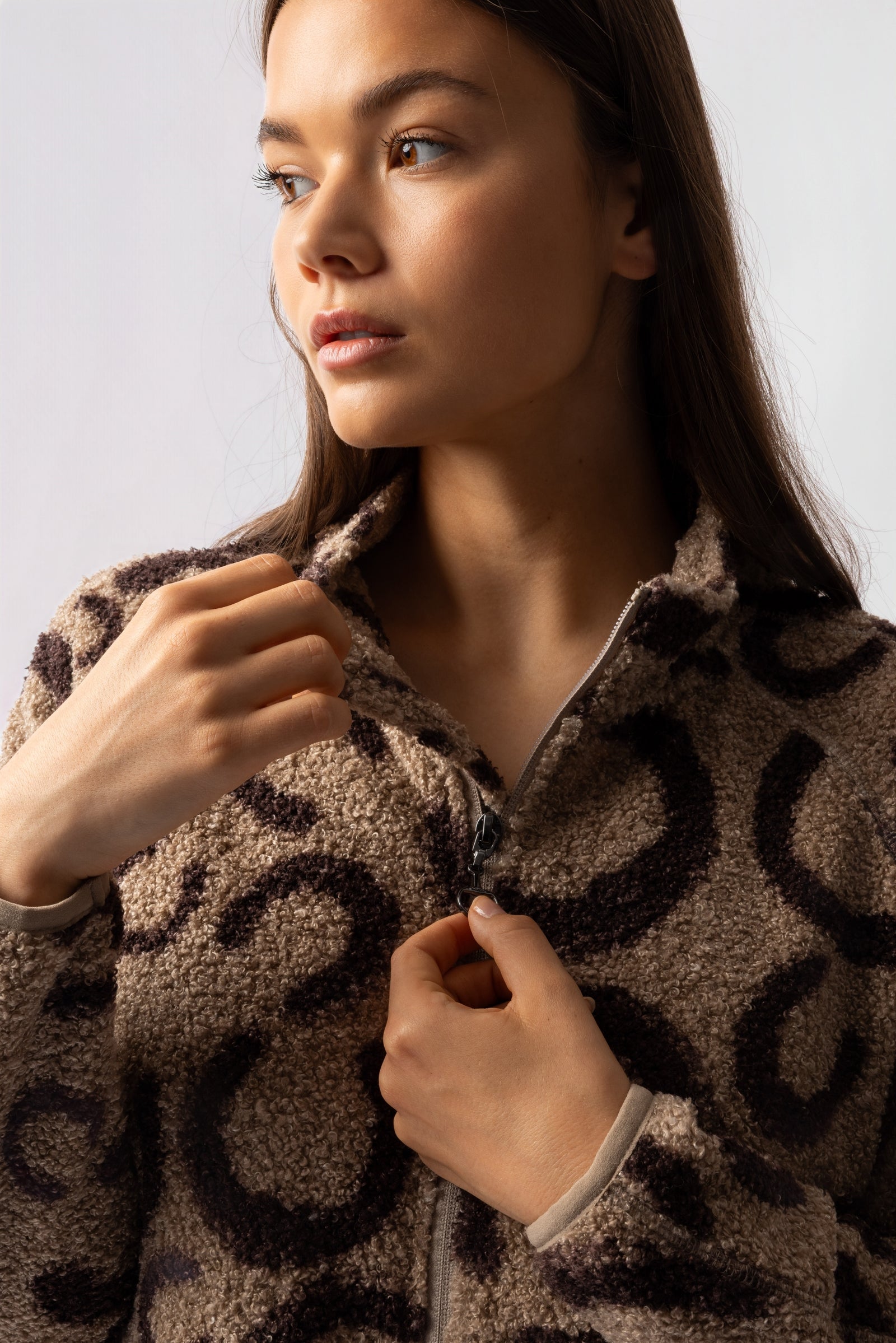 Horze Ariana Women's Teddyfleece Jacket Women’s Riding Clothing