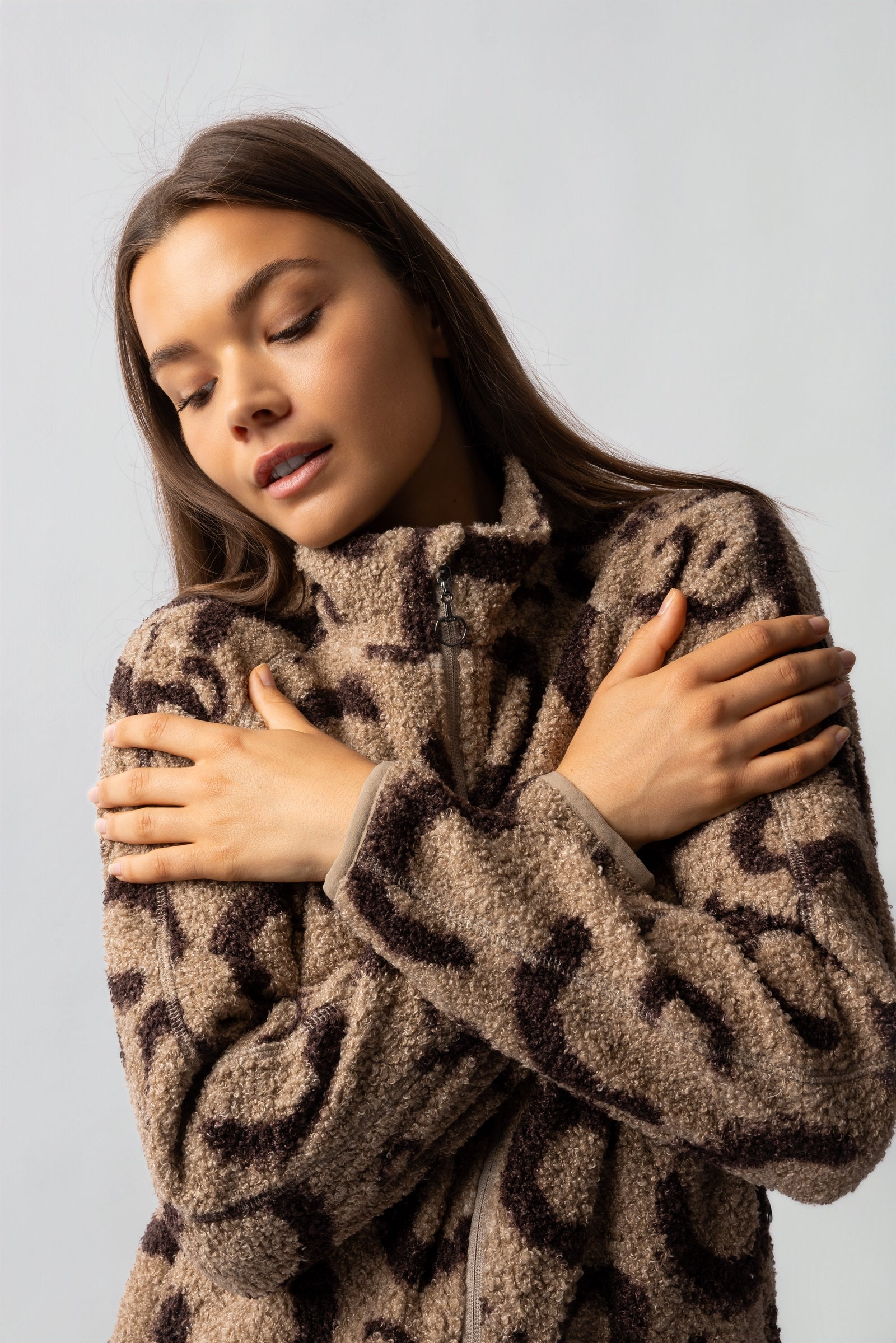 Horze Ariana Women's Teddyfleece Jacket Women’s Riding Clothing