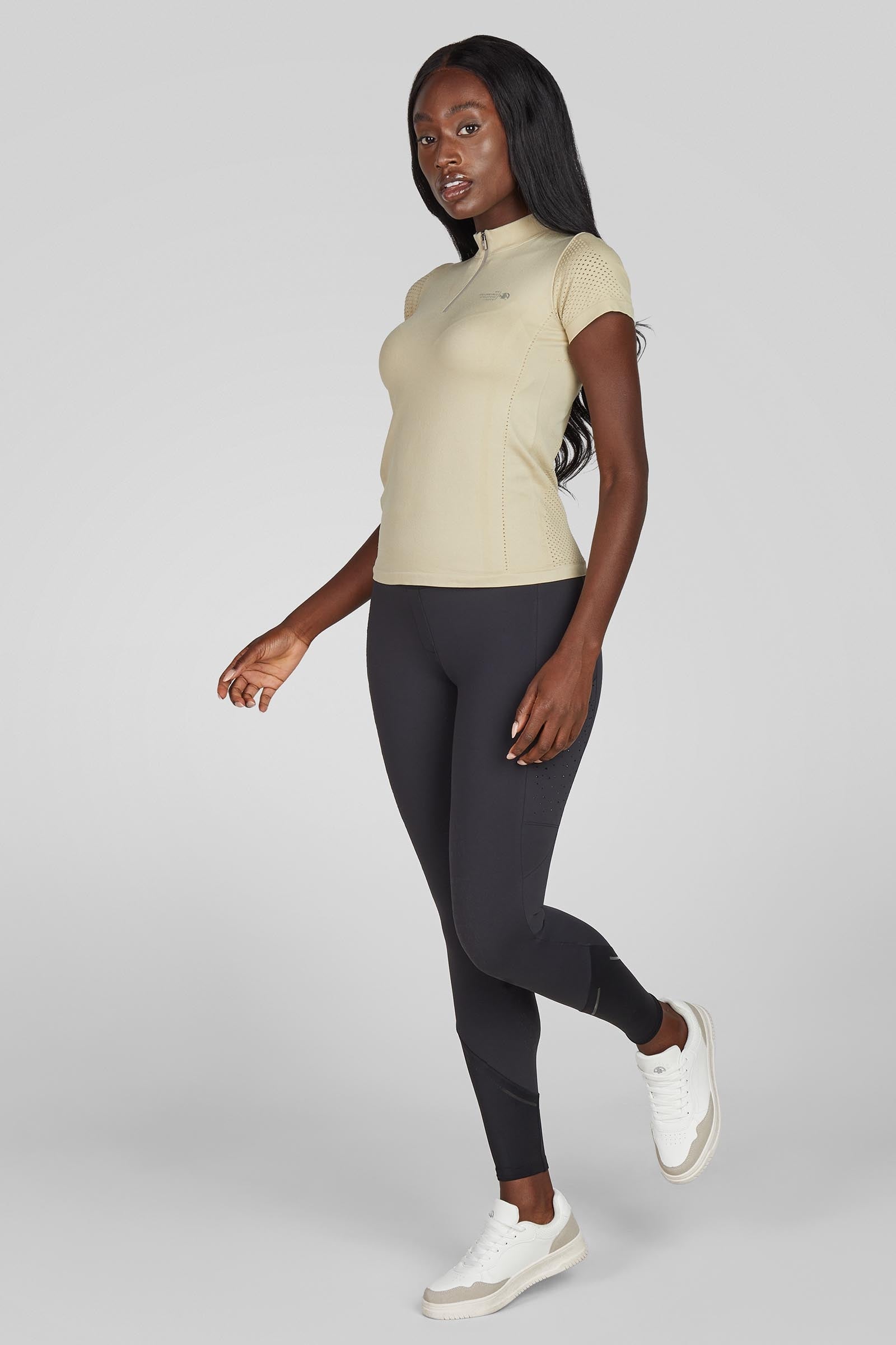 Pikeur dames 3D gebreid shirt Dames paardrijkleding