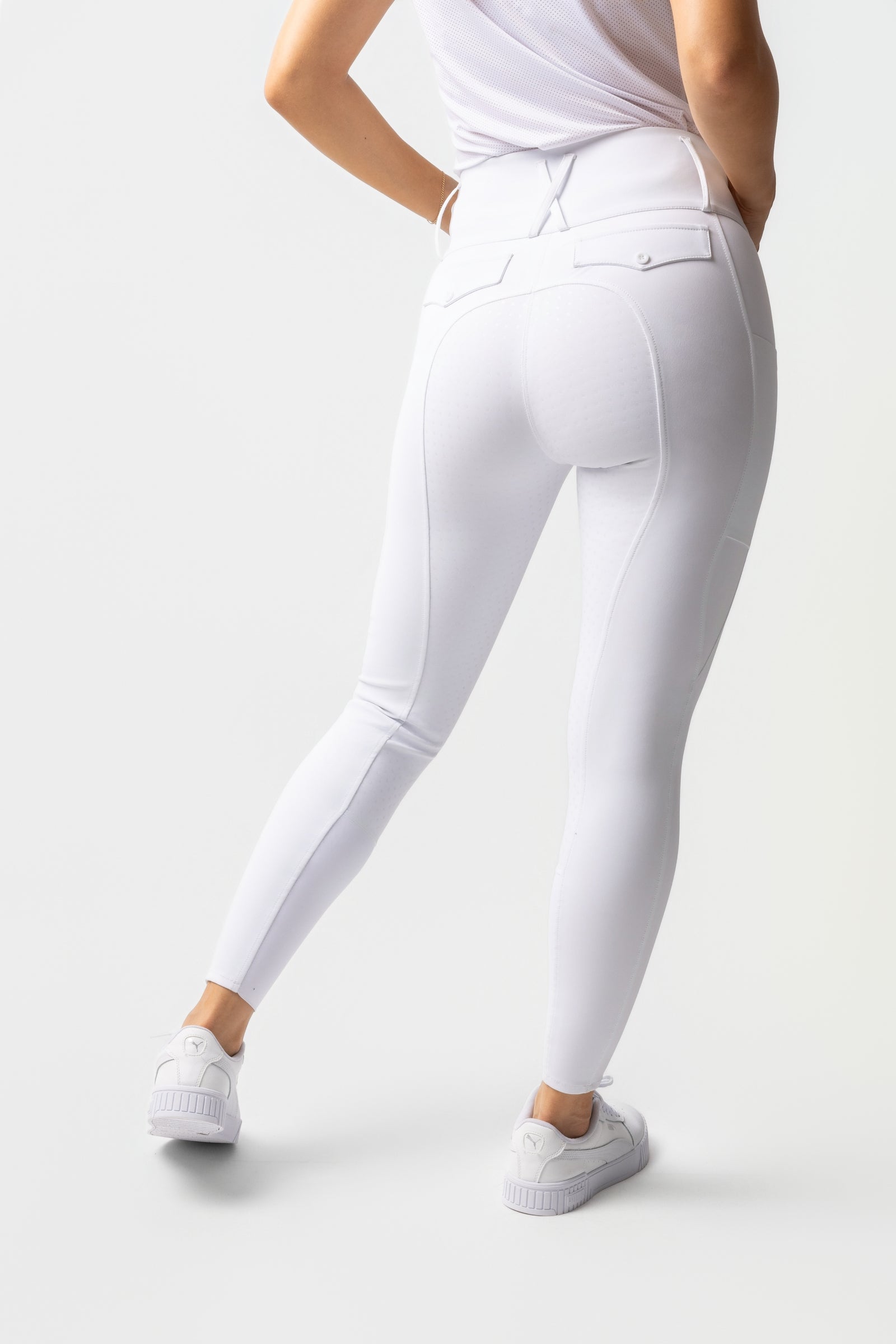 Horze Leonie damesrijbroek met fullseat siliconen grip UPF 40+ Womens Breeches