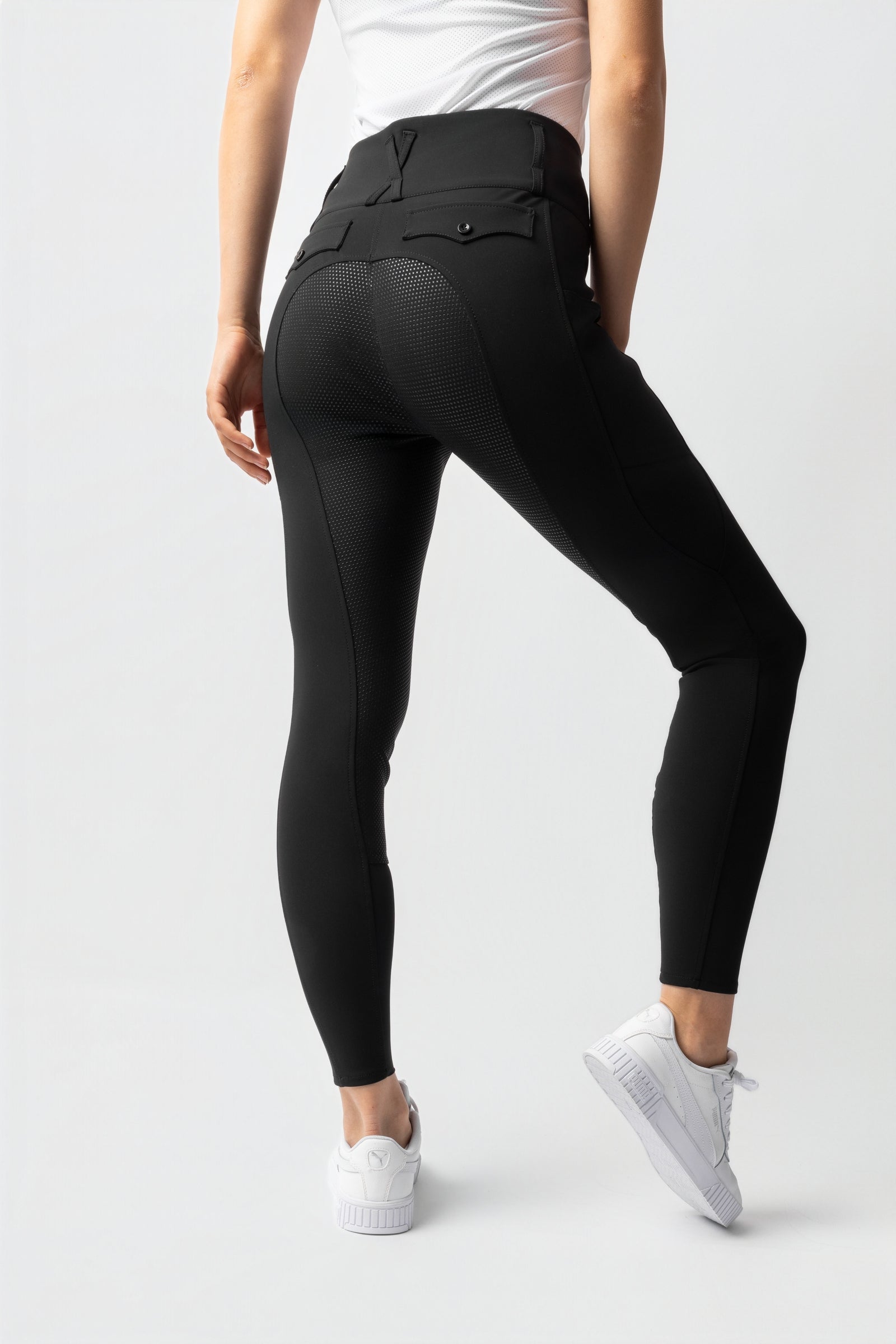 Horze Leonie damesrijbroek met fullseat siliconen grip UPF 40+ Womens Breeches