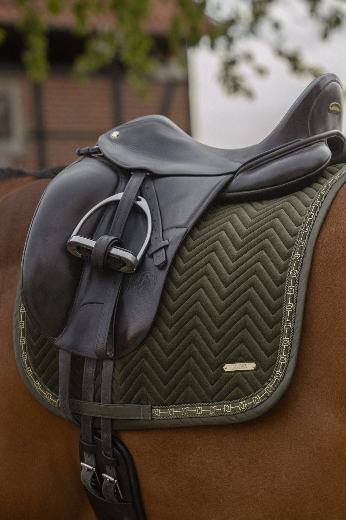 Eskadron Heritage 26/27 Velvet Dressage Saddle Pad Saddle Pads