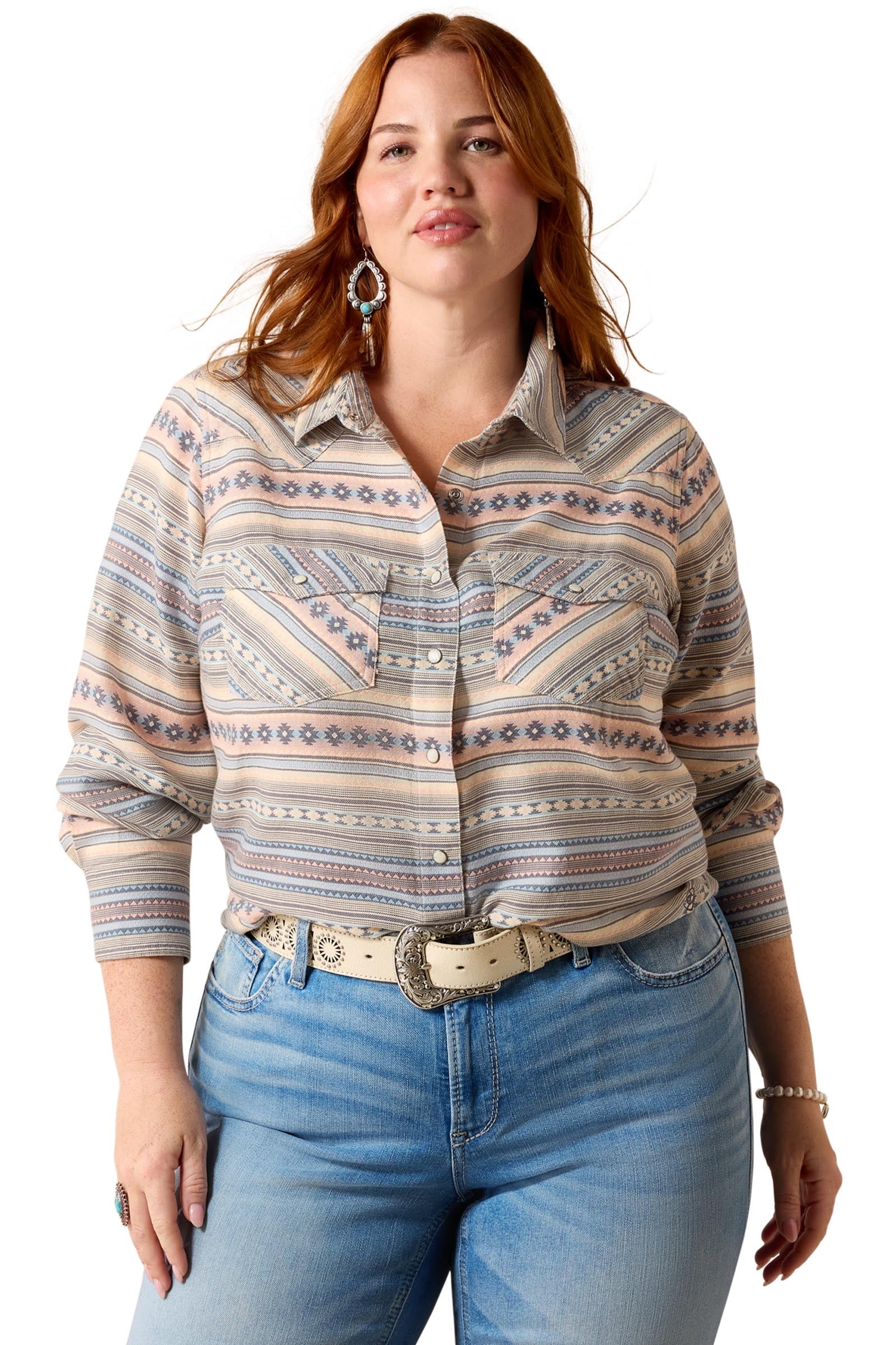 Ariat Women's Arizona Western Snap Shirt Women’s Riding Clothing